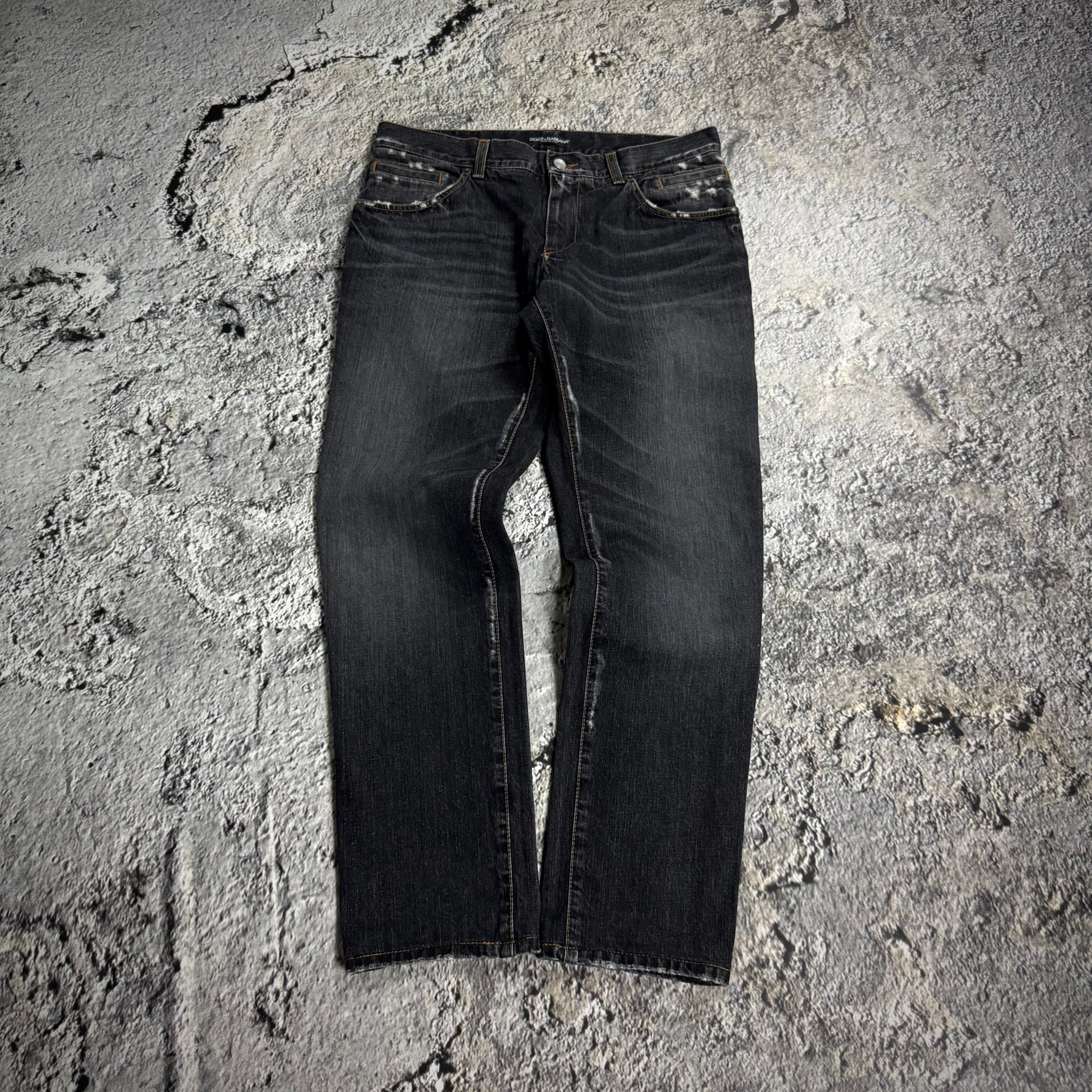 Dolce&Gabbana Distressed Grey Jeans, миниатюра 1
