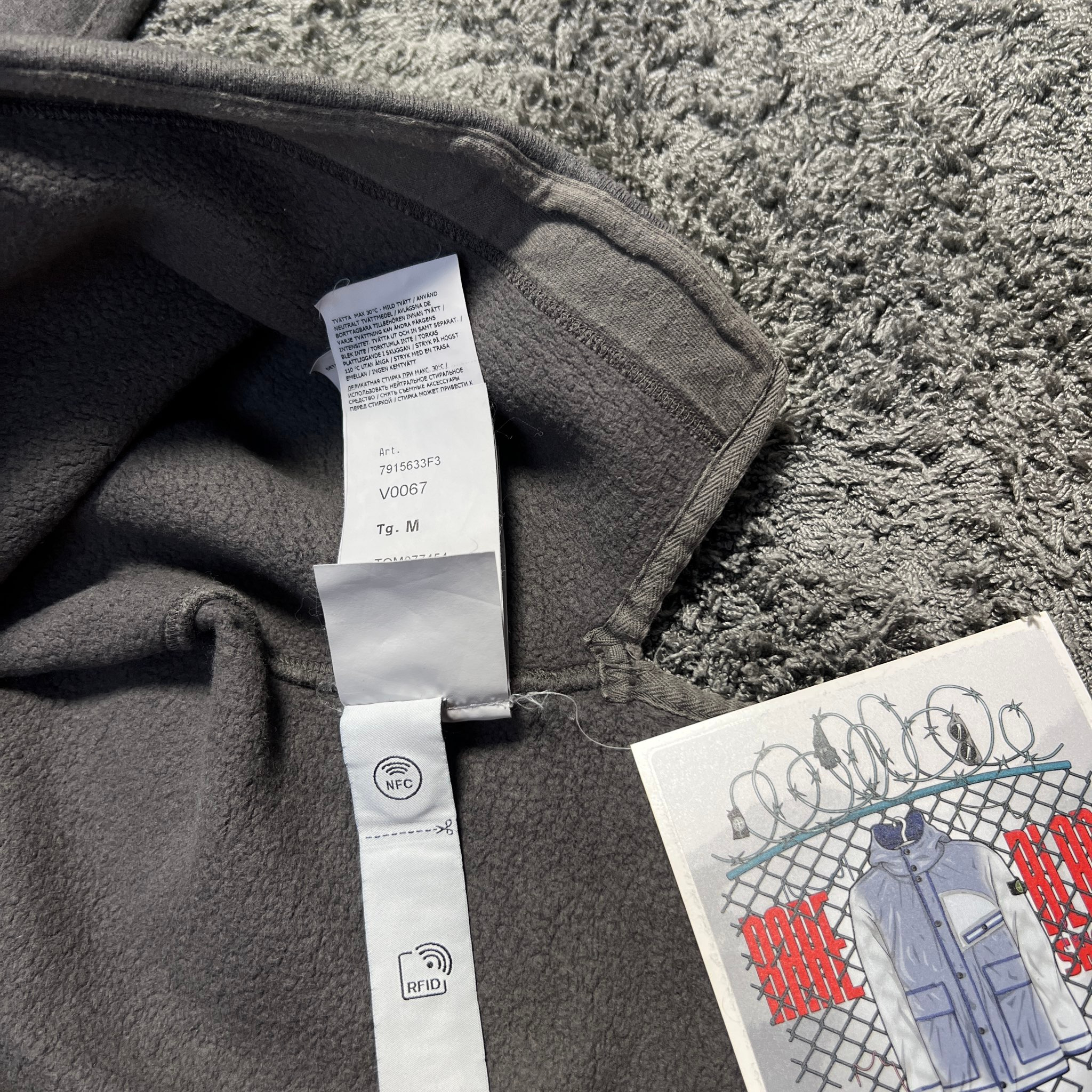Stone Island GHOST PIECE Wool Sweatshirt, миниатюра 9