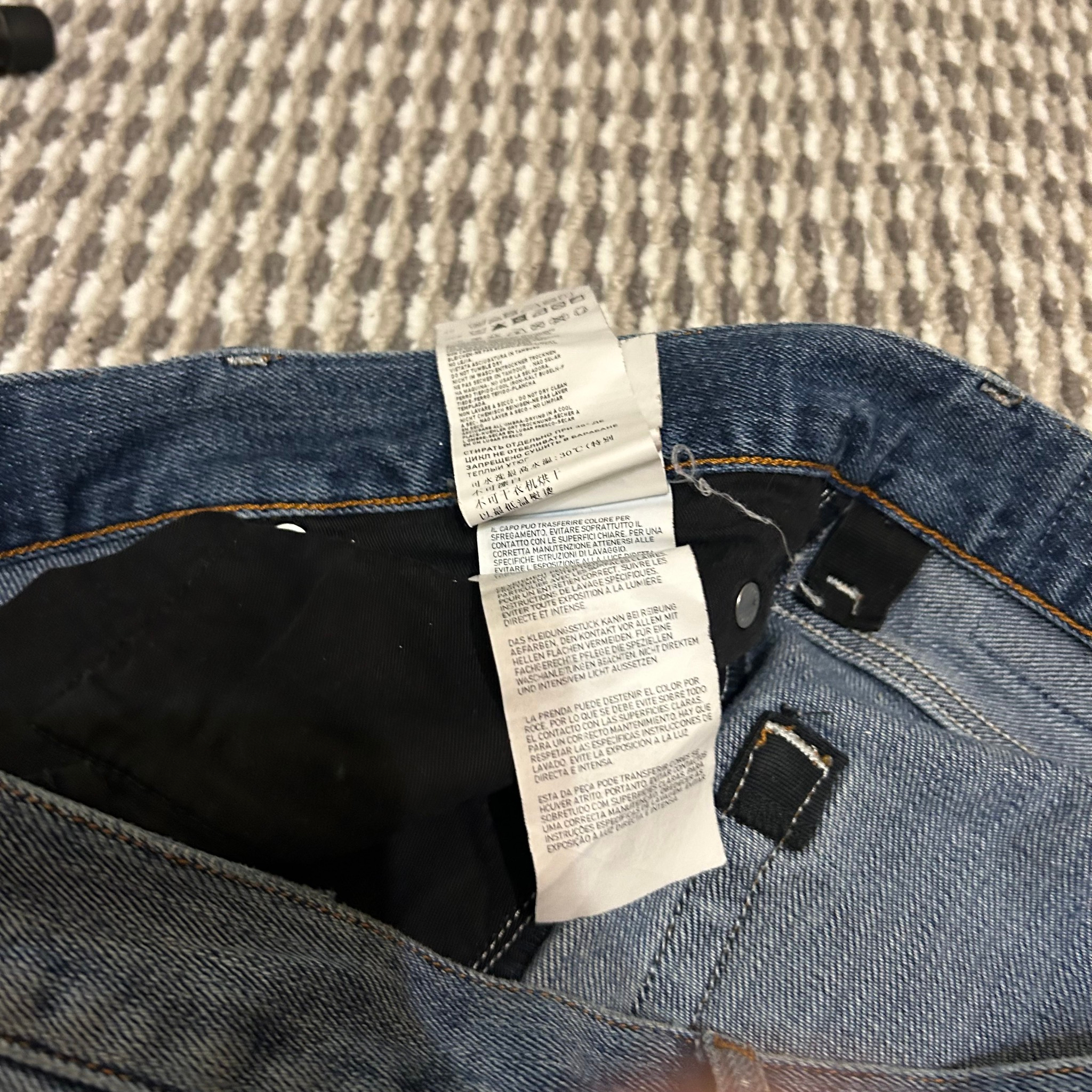 Stone Island Rare Vintage Distressed Jeans, миниатюра 10
