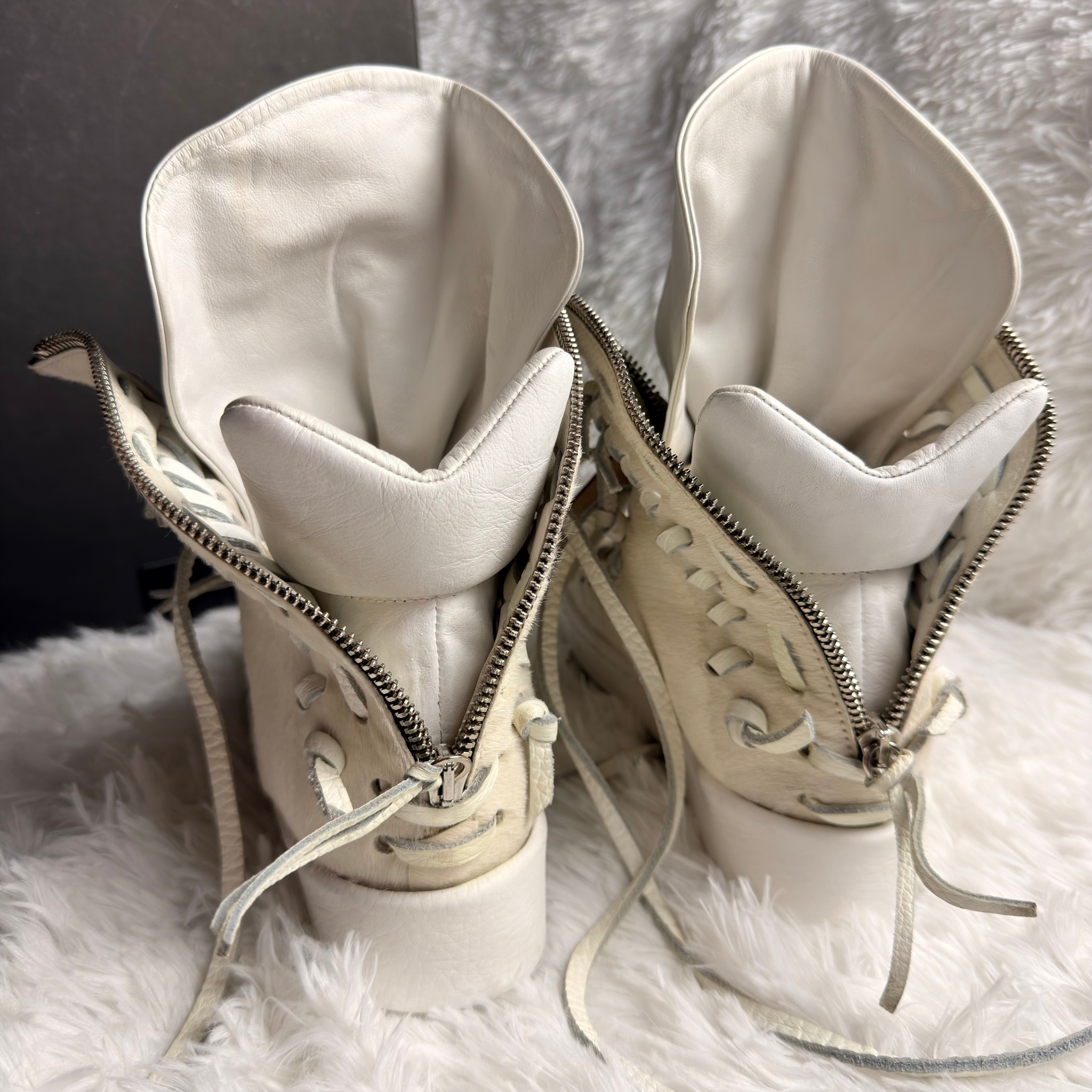 Artselab Pony Hair White Sneakers, миниатюра 2