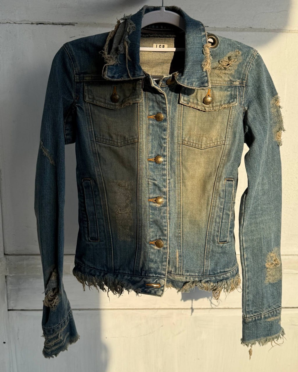 Le Grand Bleu (LGB) Crash Denim Jacket, миниатюра 1