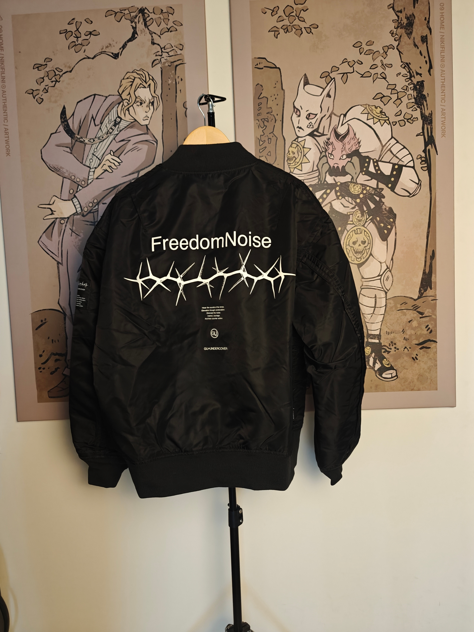 GU x Undercover MA-1 Bomber Freedom Noise, миниатюра 2