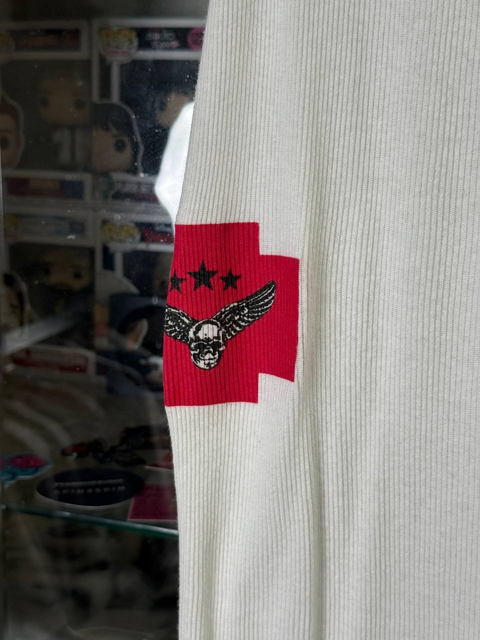 Chrome Hearts Vintage Foti Skull Red Tank Top, миниатюра 4