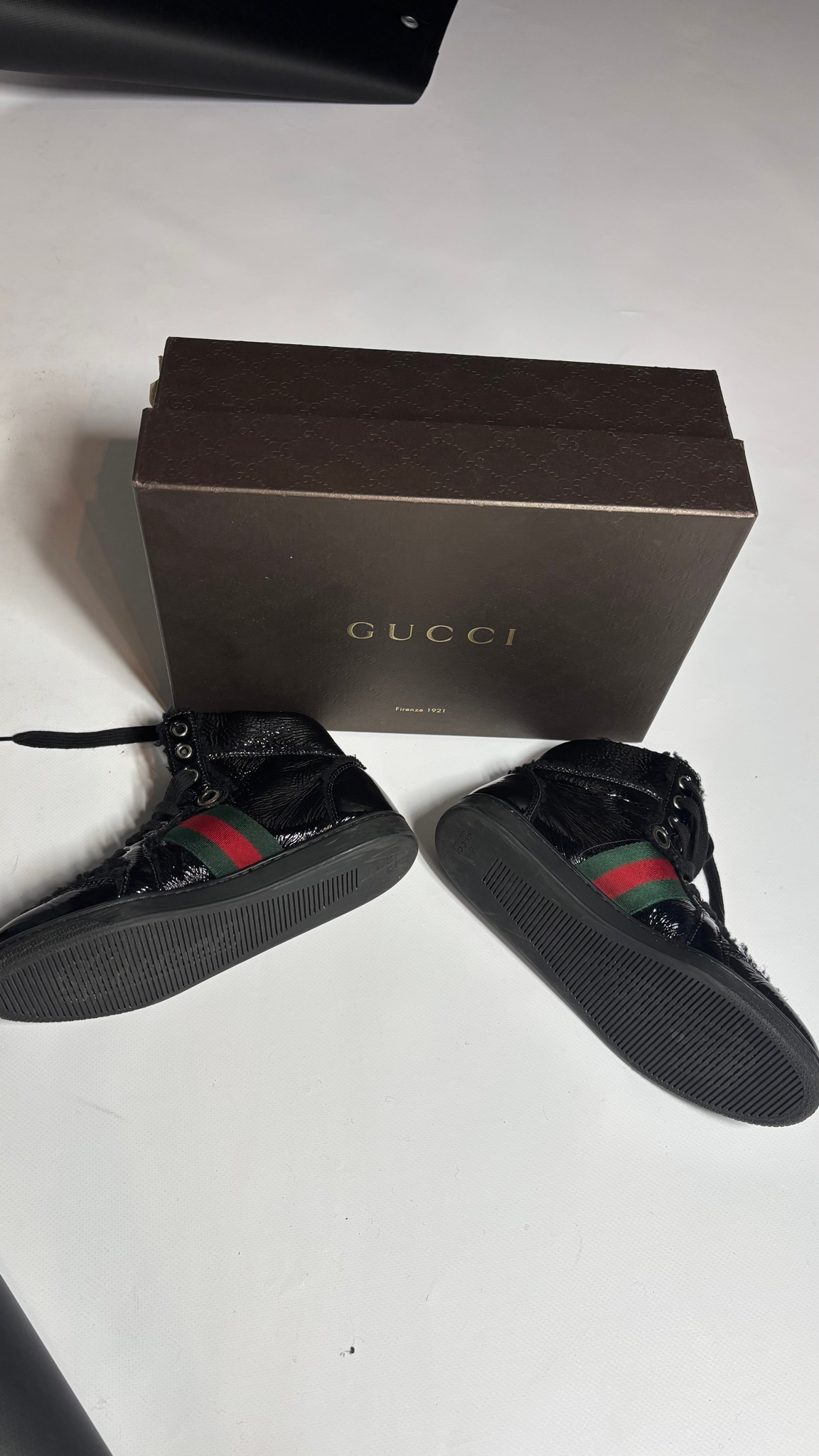 Gucci MERINOS VERN.RICCIO/MER.VER.R/ NERO/NERO/V.R.V. G, миниатюра 5