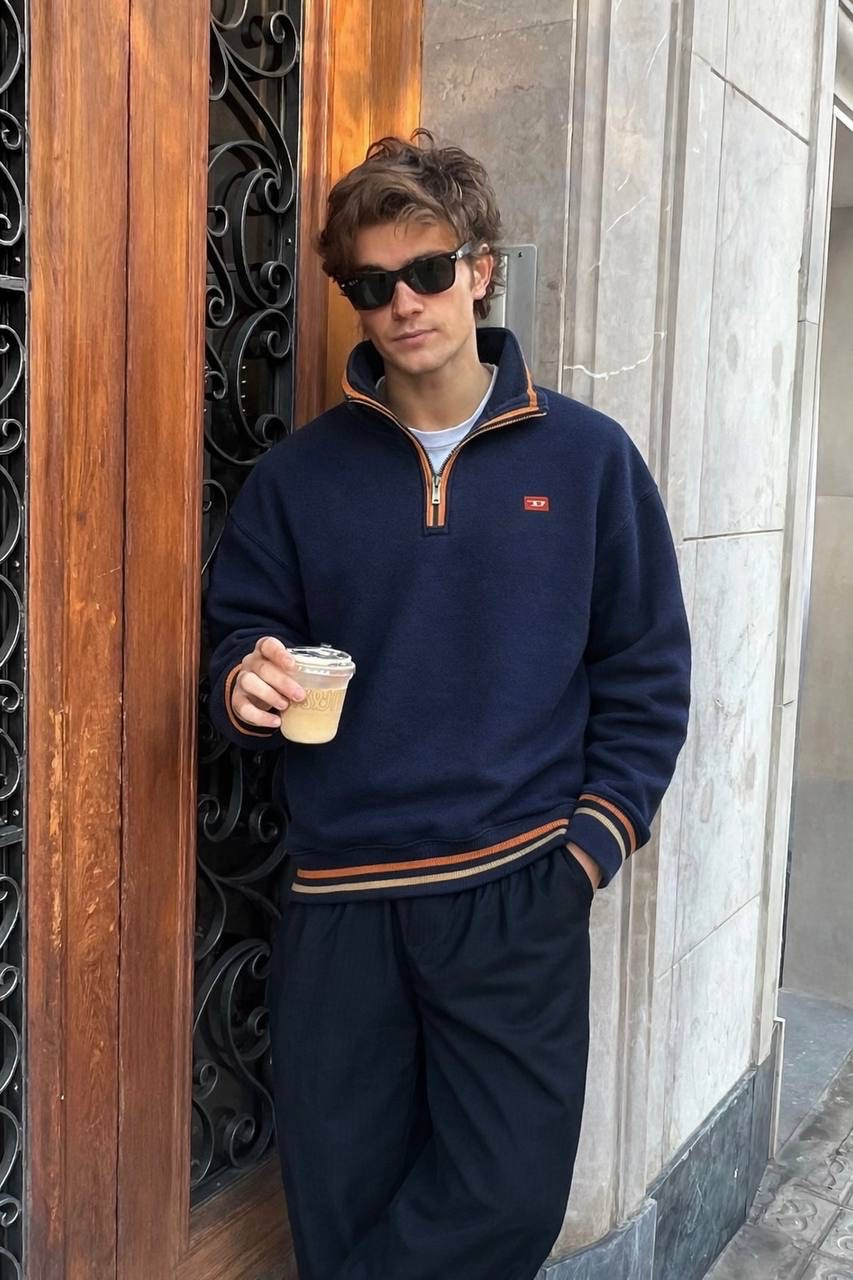 Diesel 1/3 Zip Sweatshirt, миниатюра 6