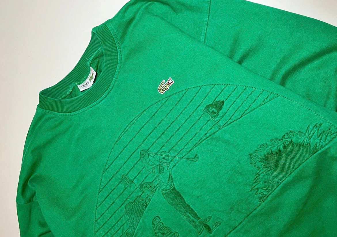 Lacoste Свитшот  Vintage France, миниатюра 2