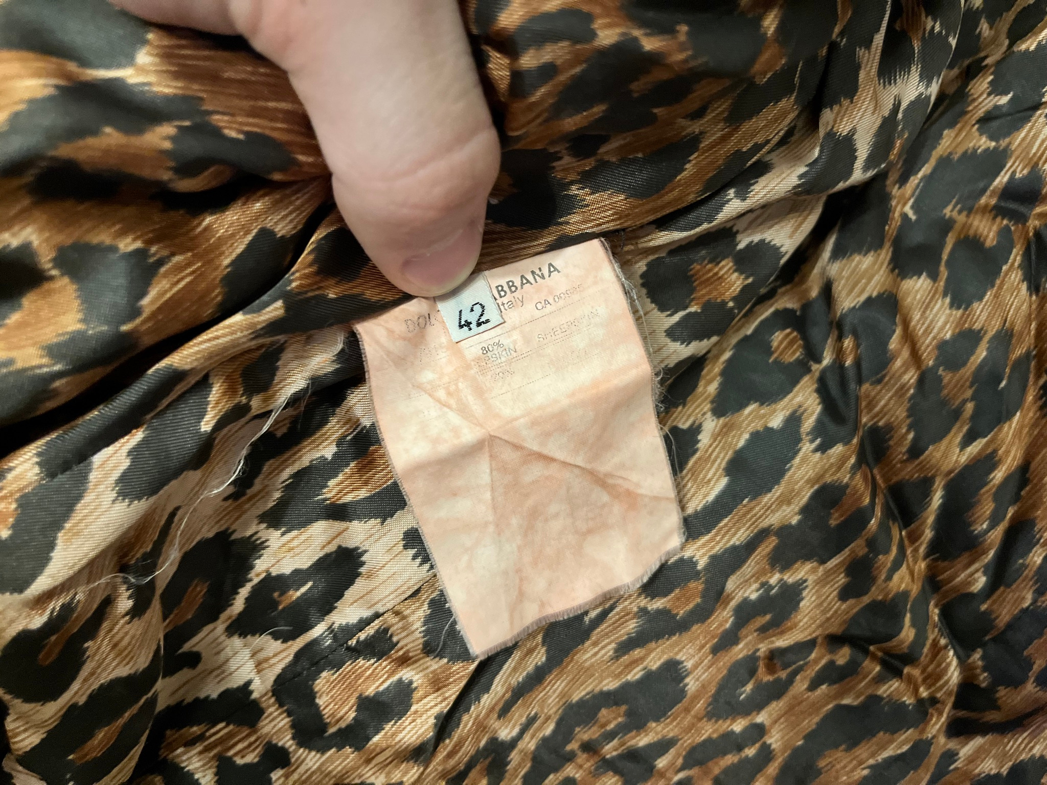 Dolce & Gabbana Fur/leather Jacket, миниатюра 6