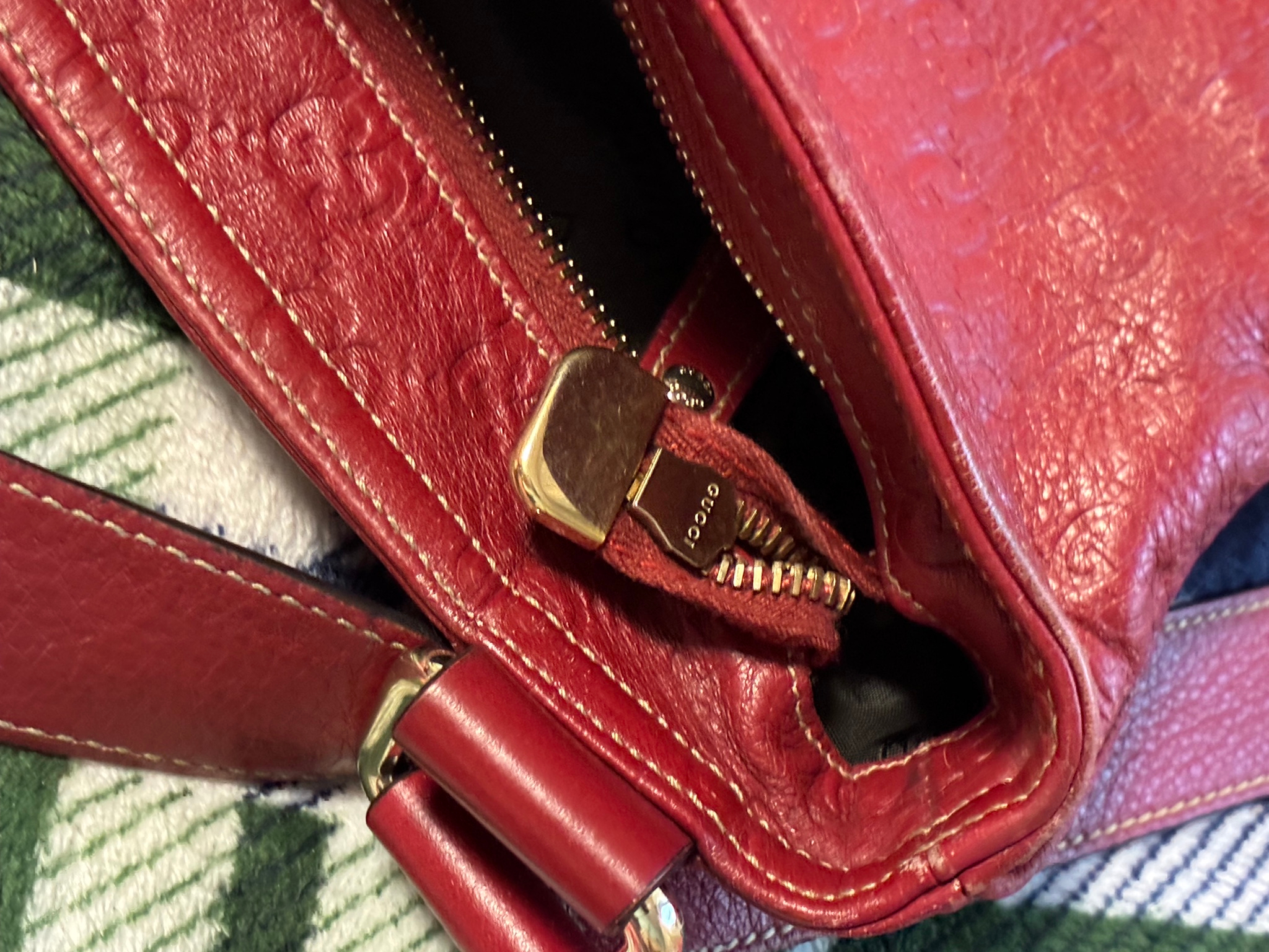 Gucci Guccisima leather monogram bag, миниатюра 9