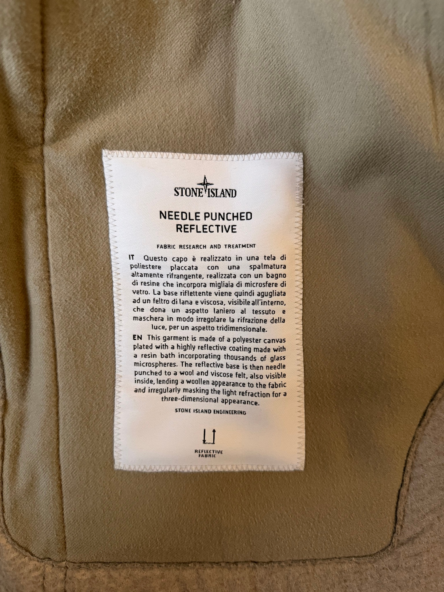 Stone Island Needle Punched Reflective Balaclava, миниатюра 6