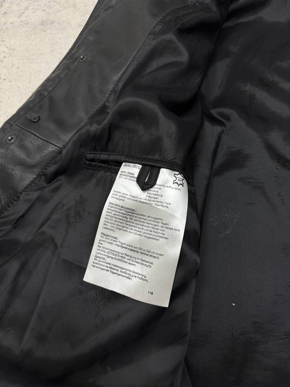 Burberry Кожаная куртка Vintage  leather coat, миниатюра 5