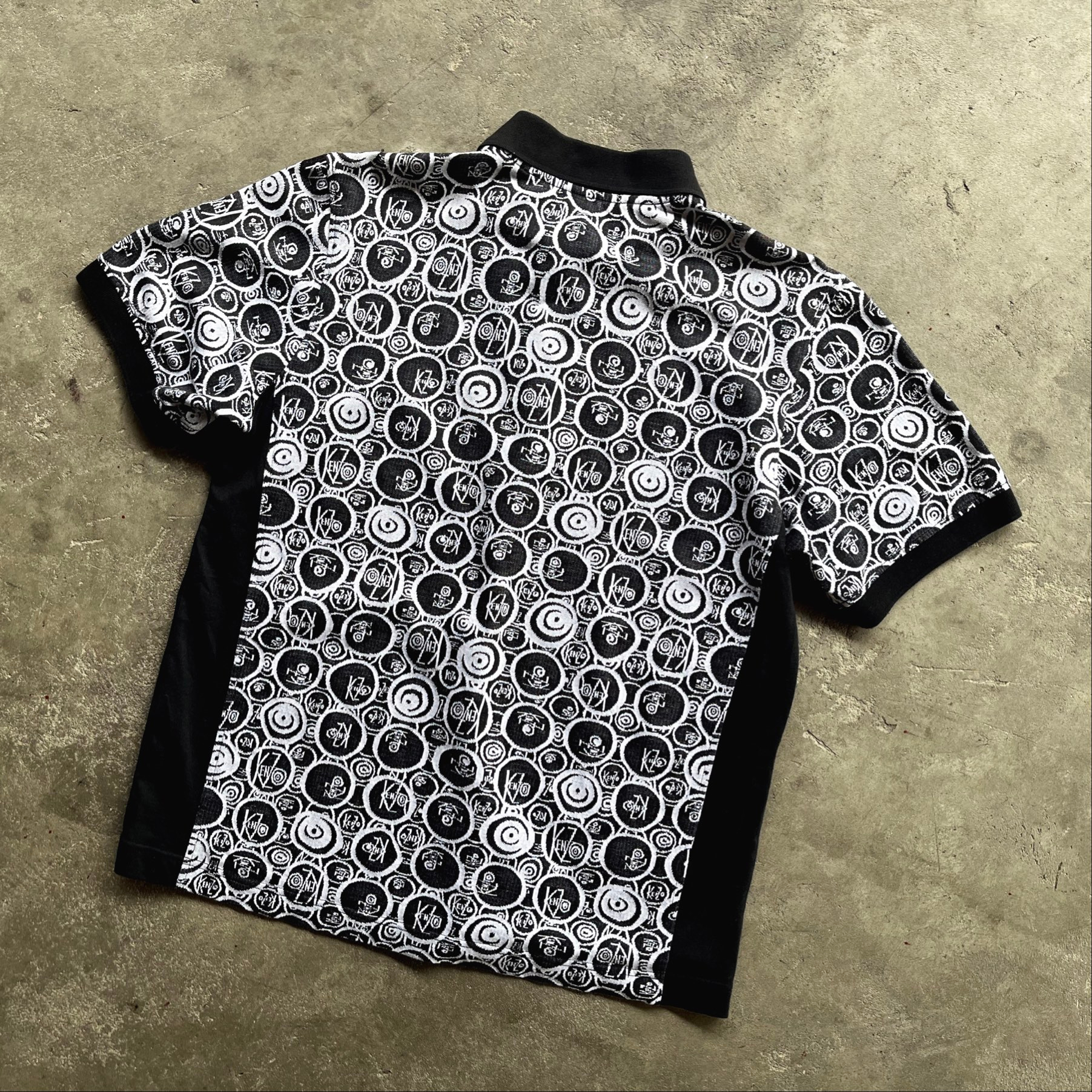 Kenzo Golf Coin Pattern Polo Shirt, миниатюра 2