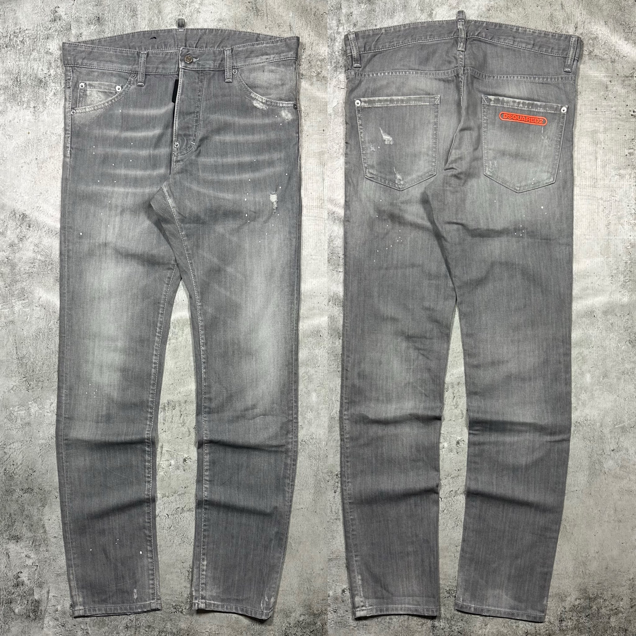 Dsquared2 Cool Guy grey slim jeans 2019, миниатюра 1