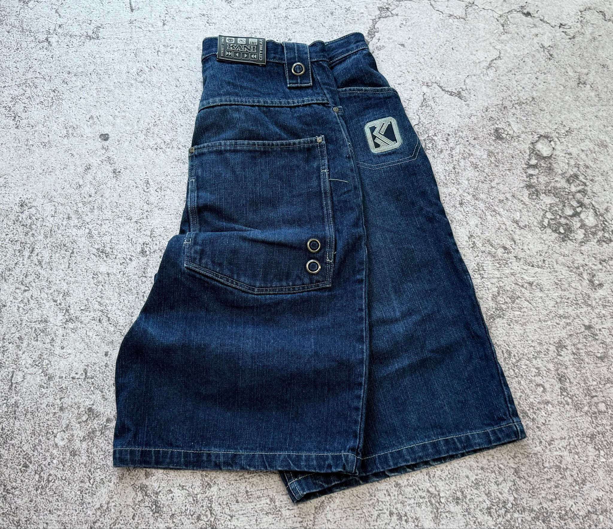 Karl Kani Vintage Rap Denim Shorts, миниатюра 3