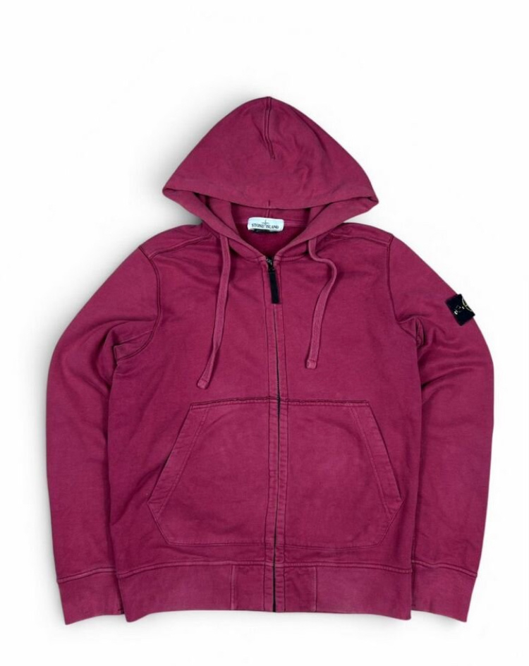 Stone Island Burgundy hoodie, миниатюра 1