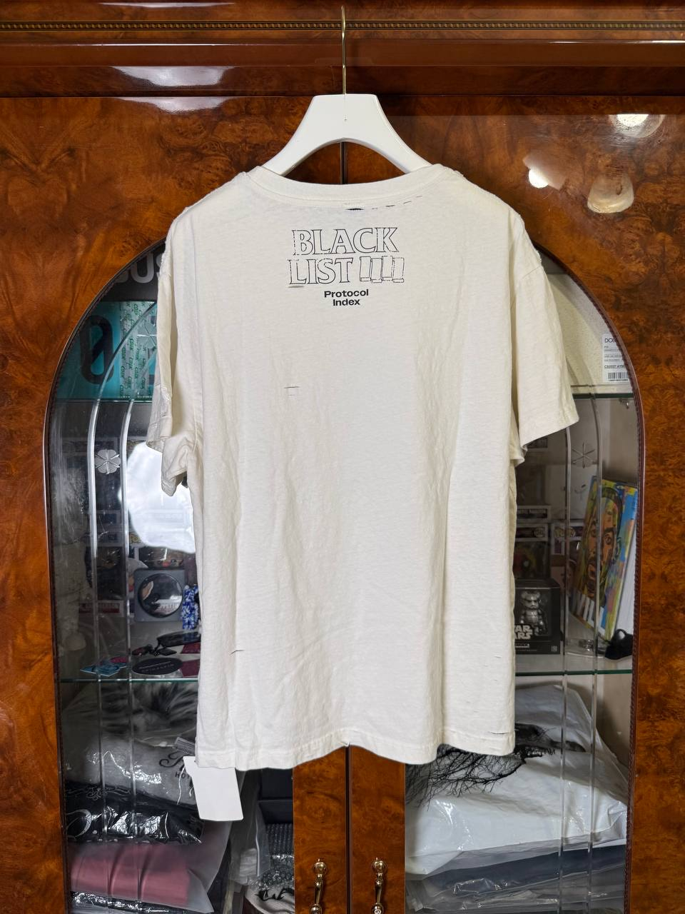 Protocol Index Limited Edition BLACKLIST Washed White T-shirt, миниатюра 2