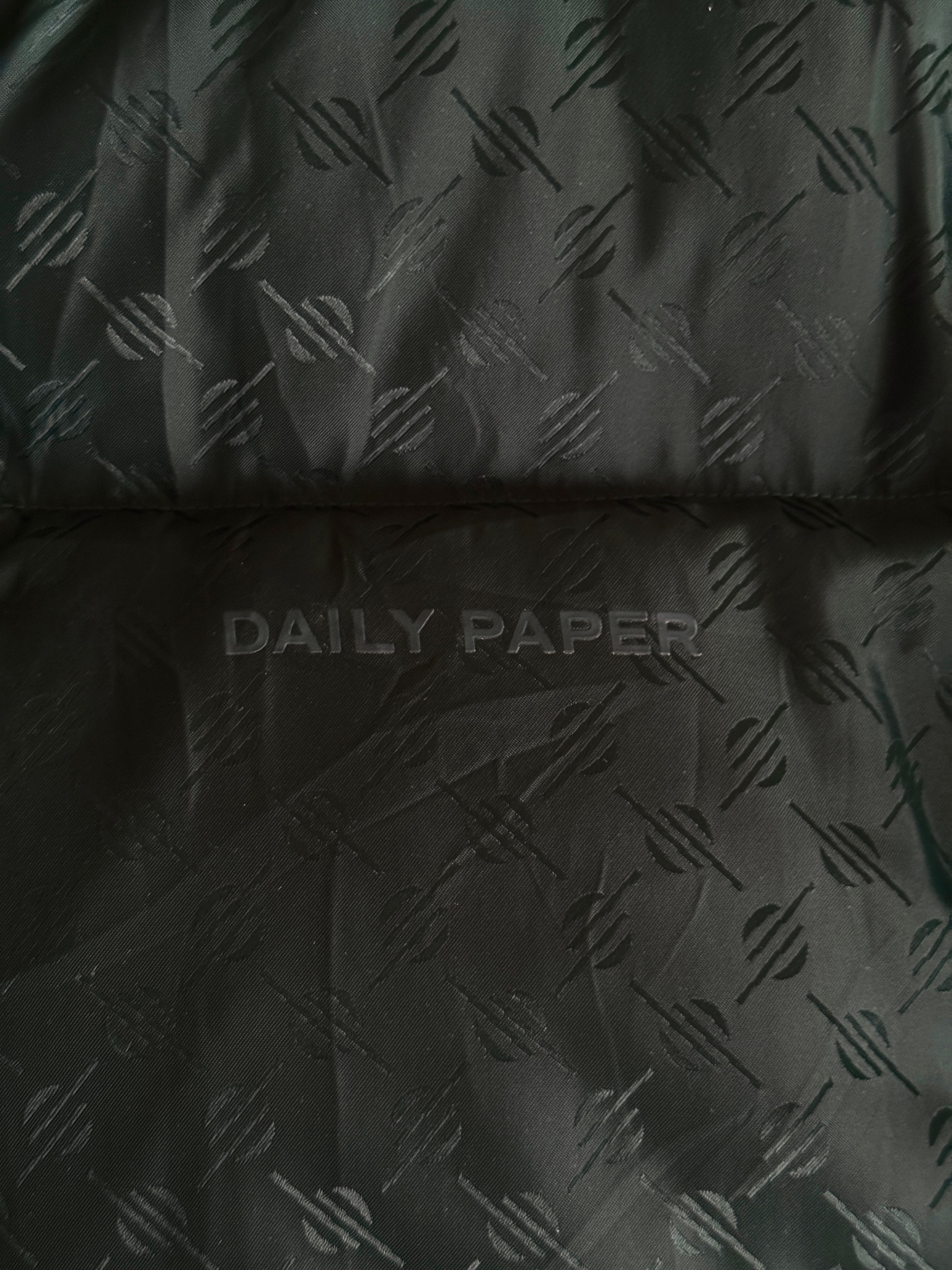 Daily Paper Rosin Green Monogram Short Puffer Jacket, миниатюра 4