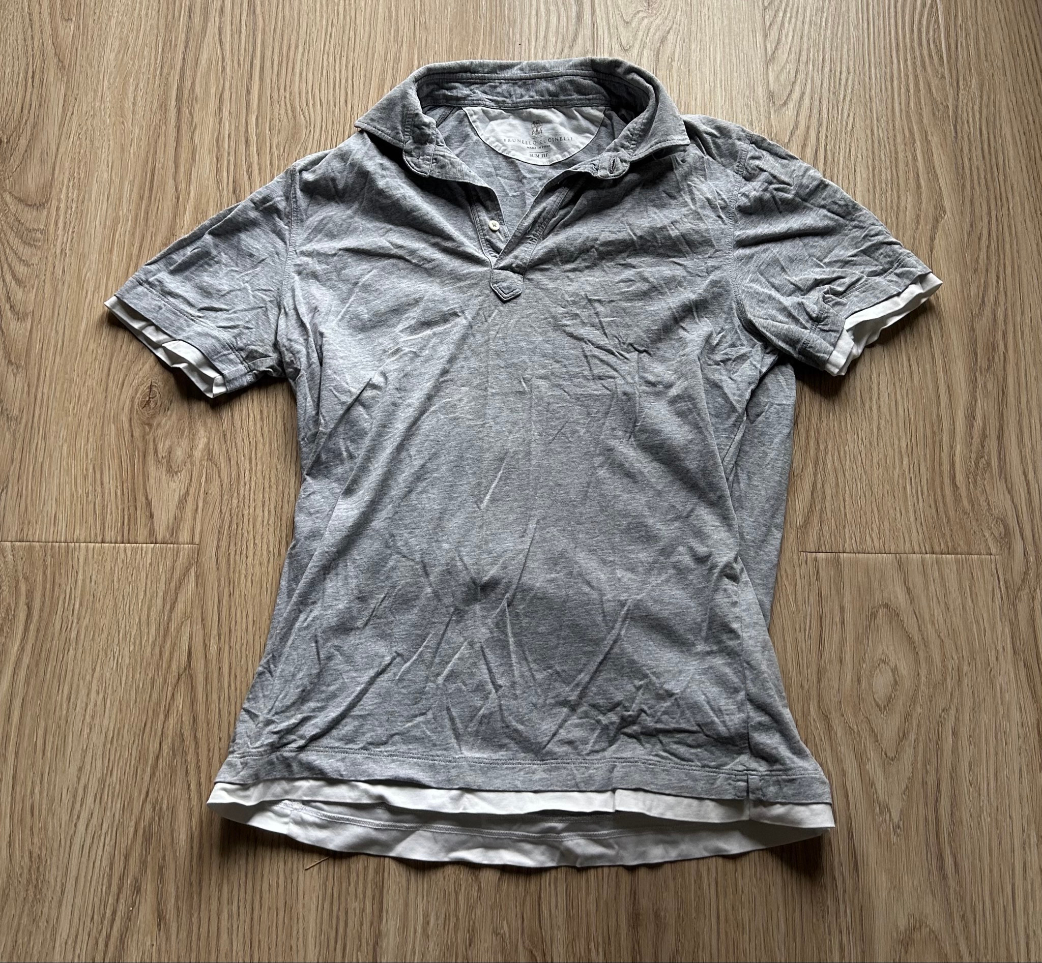 Brunello Cucinelli Polo Slim Fit, миниатюра 1