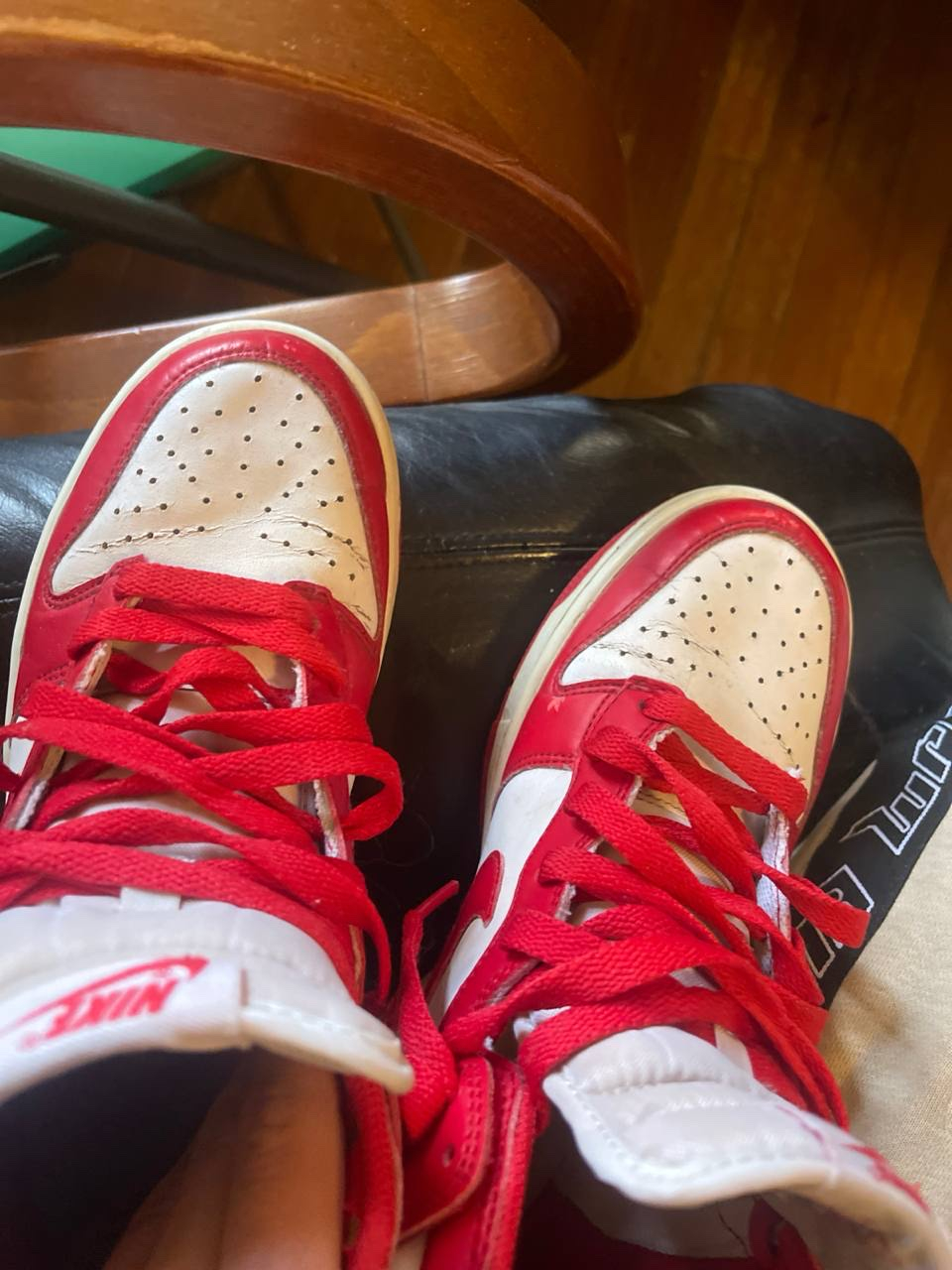 Nike dunk high red dunk high red, миниатюра 8