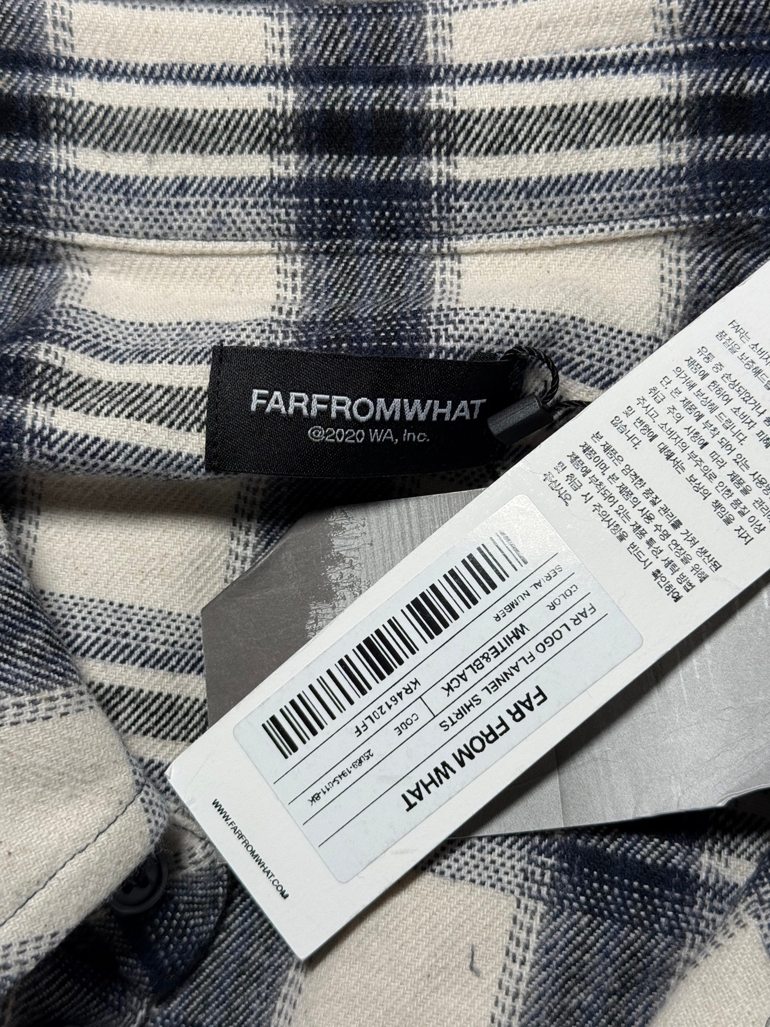 FAR FROM WHAT Far Logo Flannel Shirts, миниатюра 7