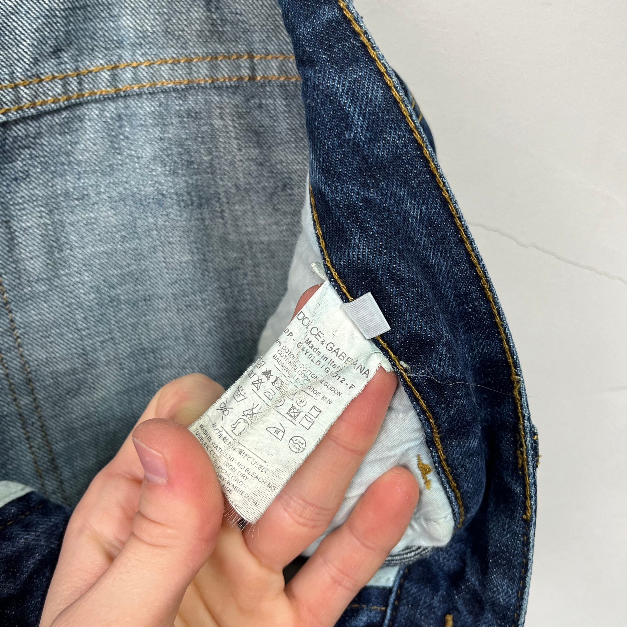 Dolce & Gabbana Distressed Patchwork Jeans, миниатюра 11