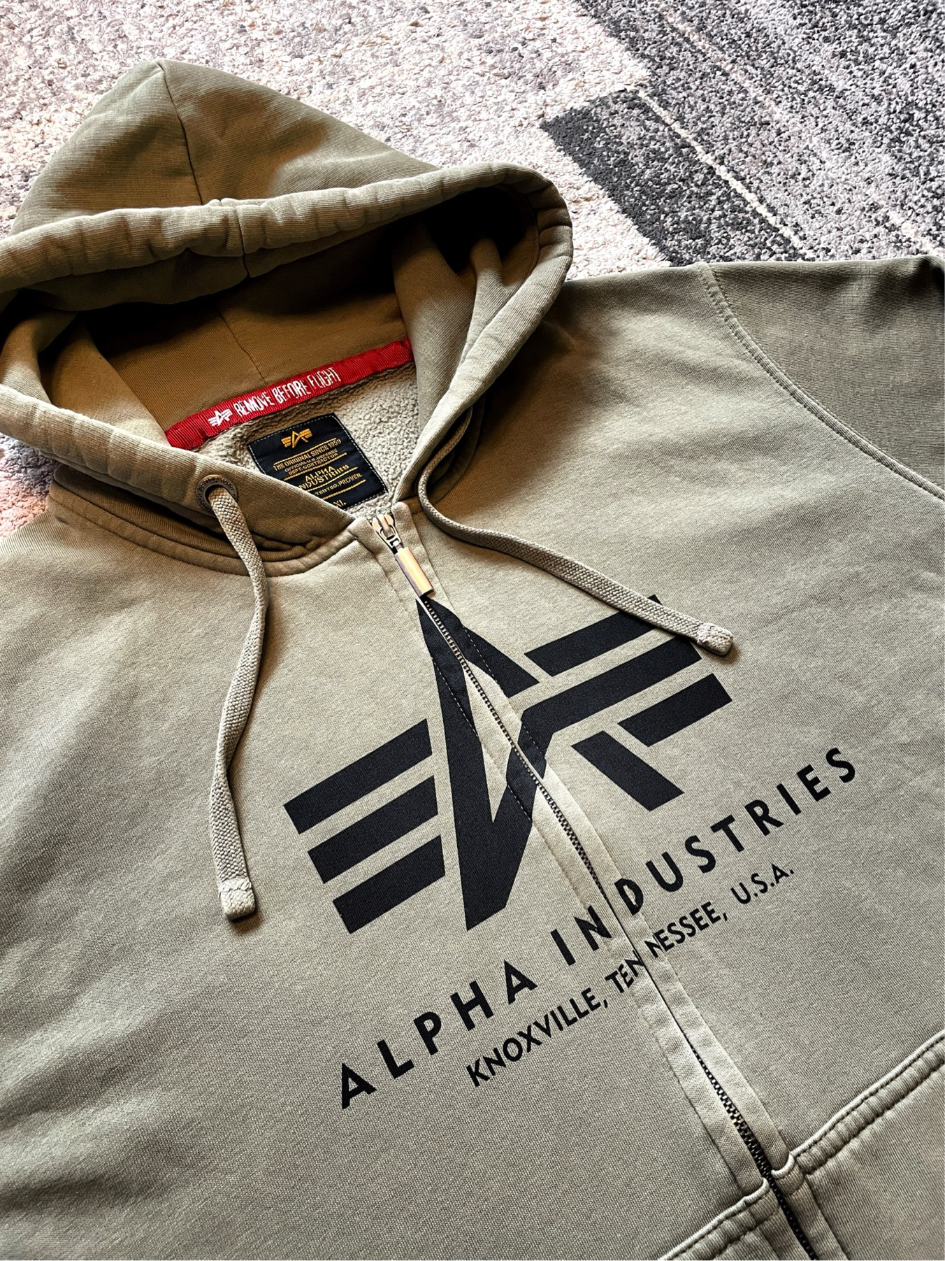 Alpha Industries Basic Zip Hoodie, миниатюра 2