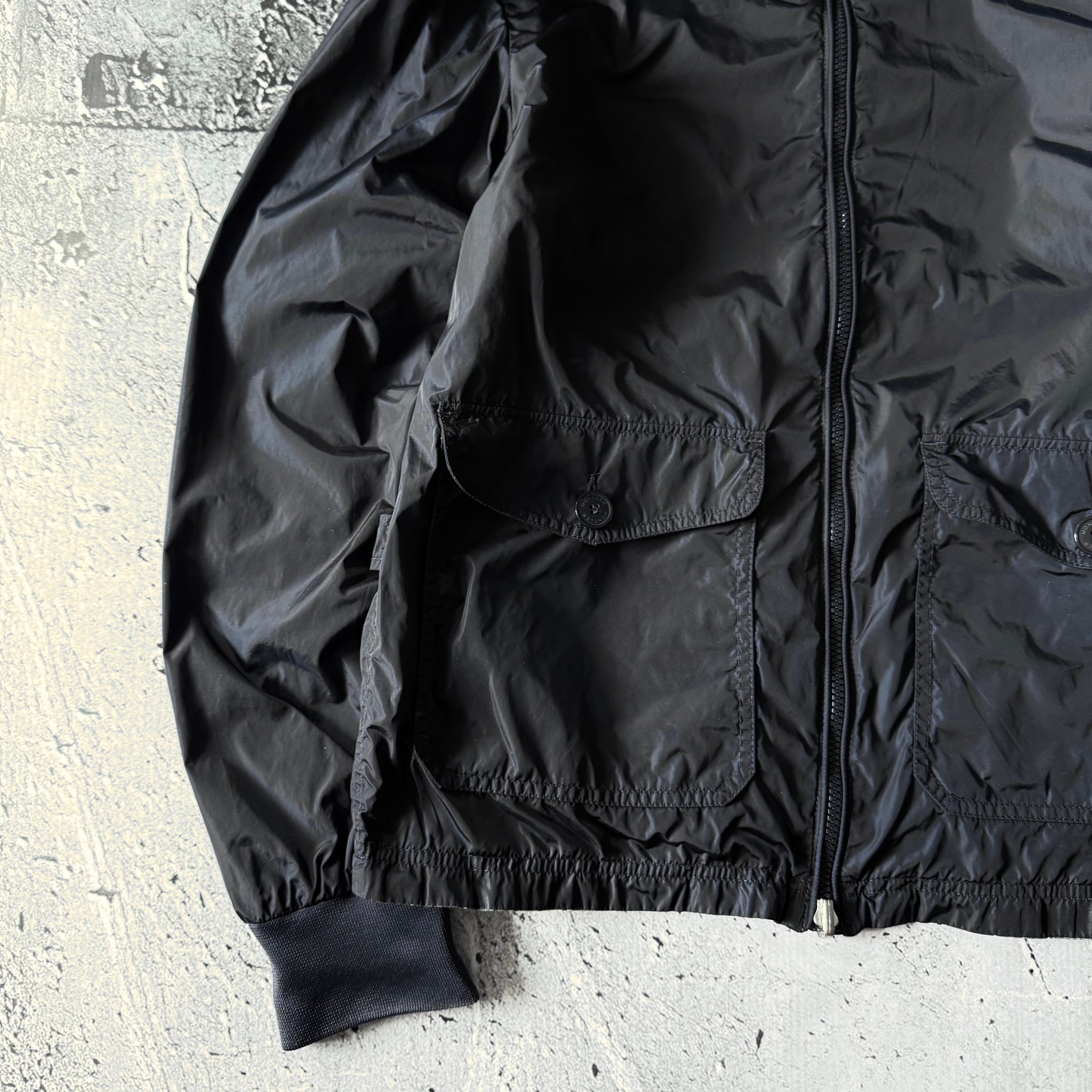 Moncler 2000s Vintage Reversible Plaid Harrington Jacket, миниатюра 4