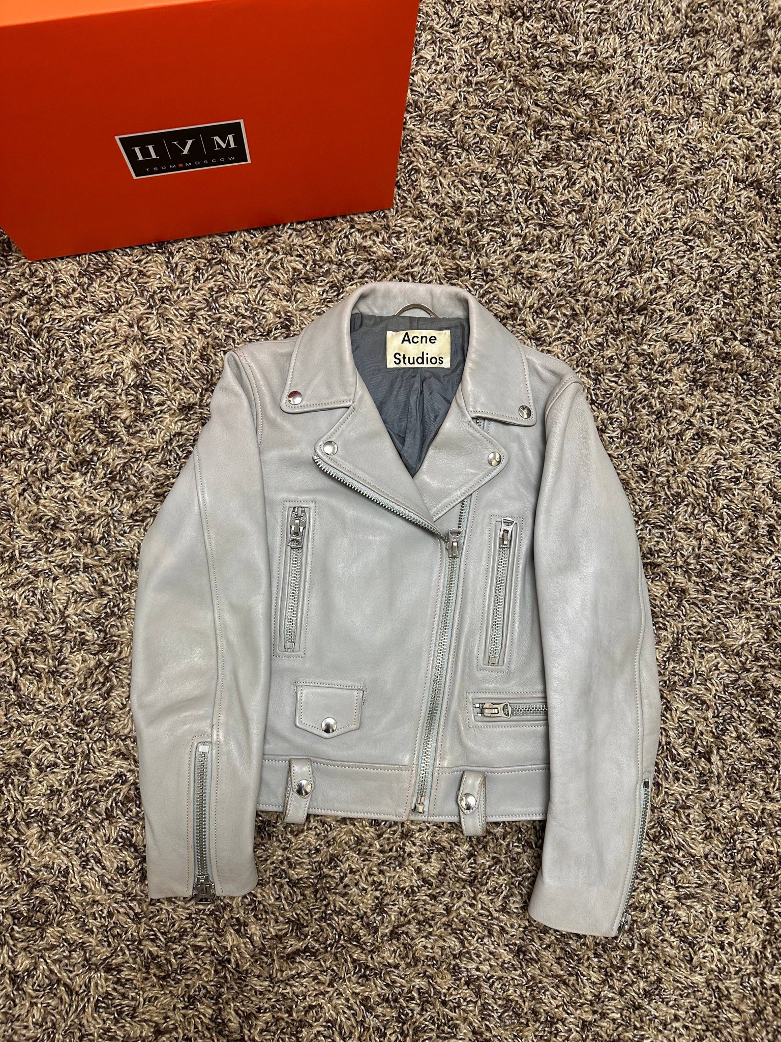 Acne Studios Leather Jacket, миниатюра 1