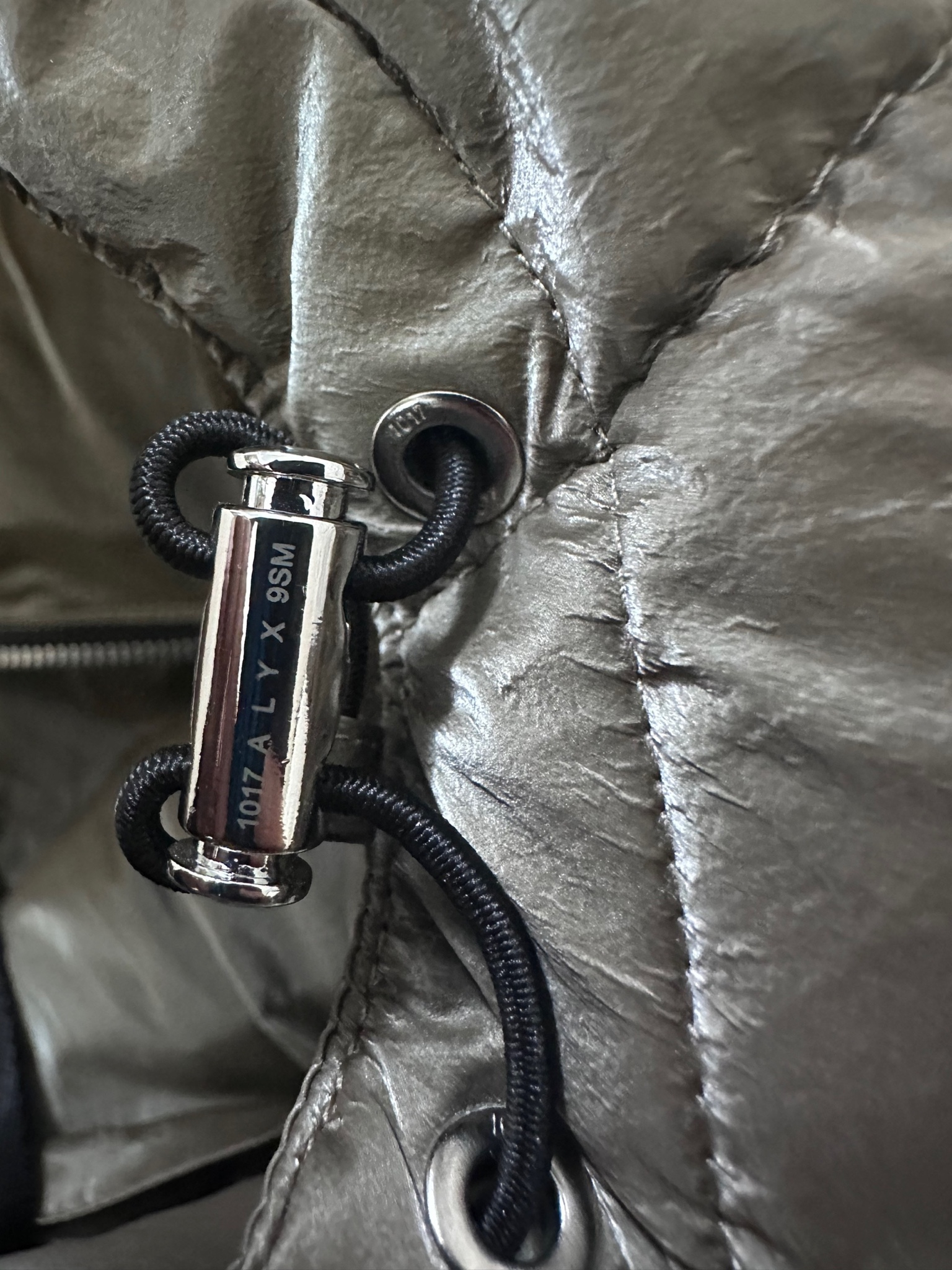 1017 Alyx 9sm Nightrider Silver Green Puffer, миниатюра 15