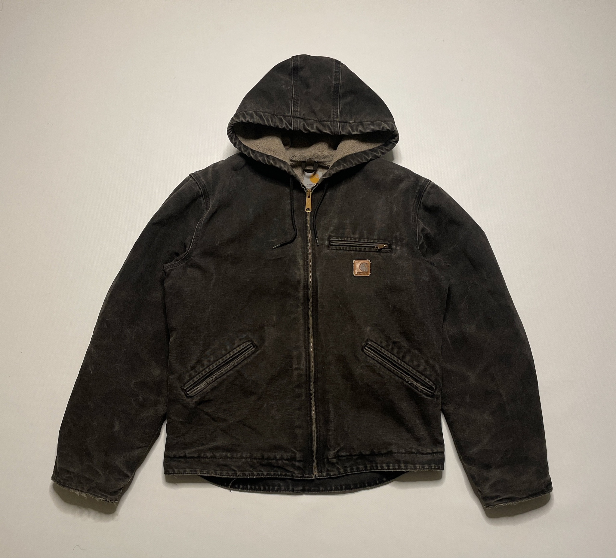 Carhartt Hooded Sherpa Jacket vintage 90s, миниатюра 1
