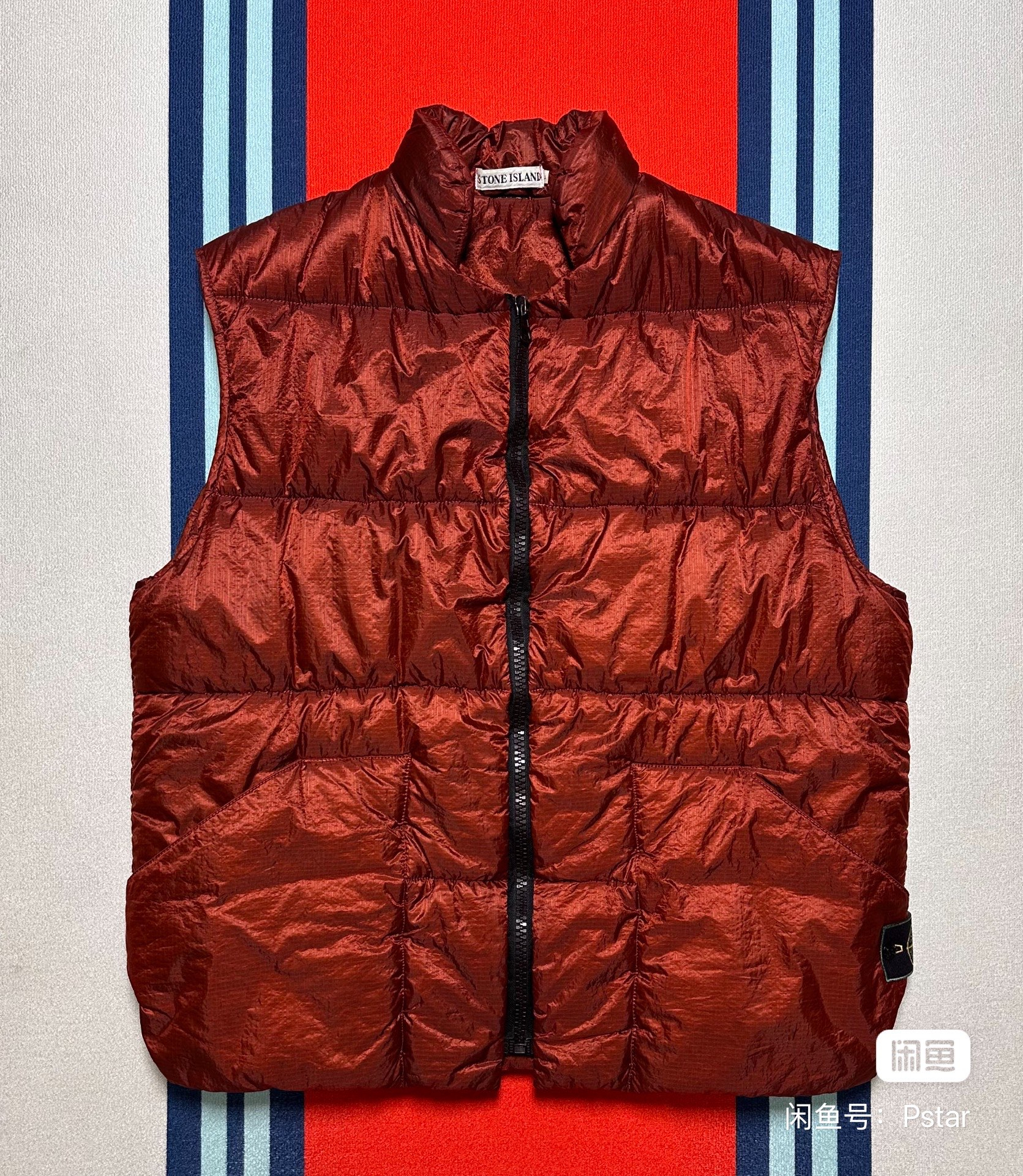 Stone Island 1195 vintage nylon ripstop puffer, миниатюра 1