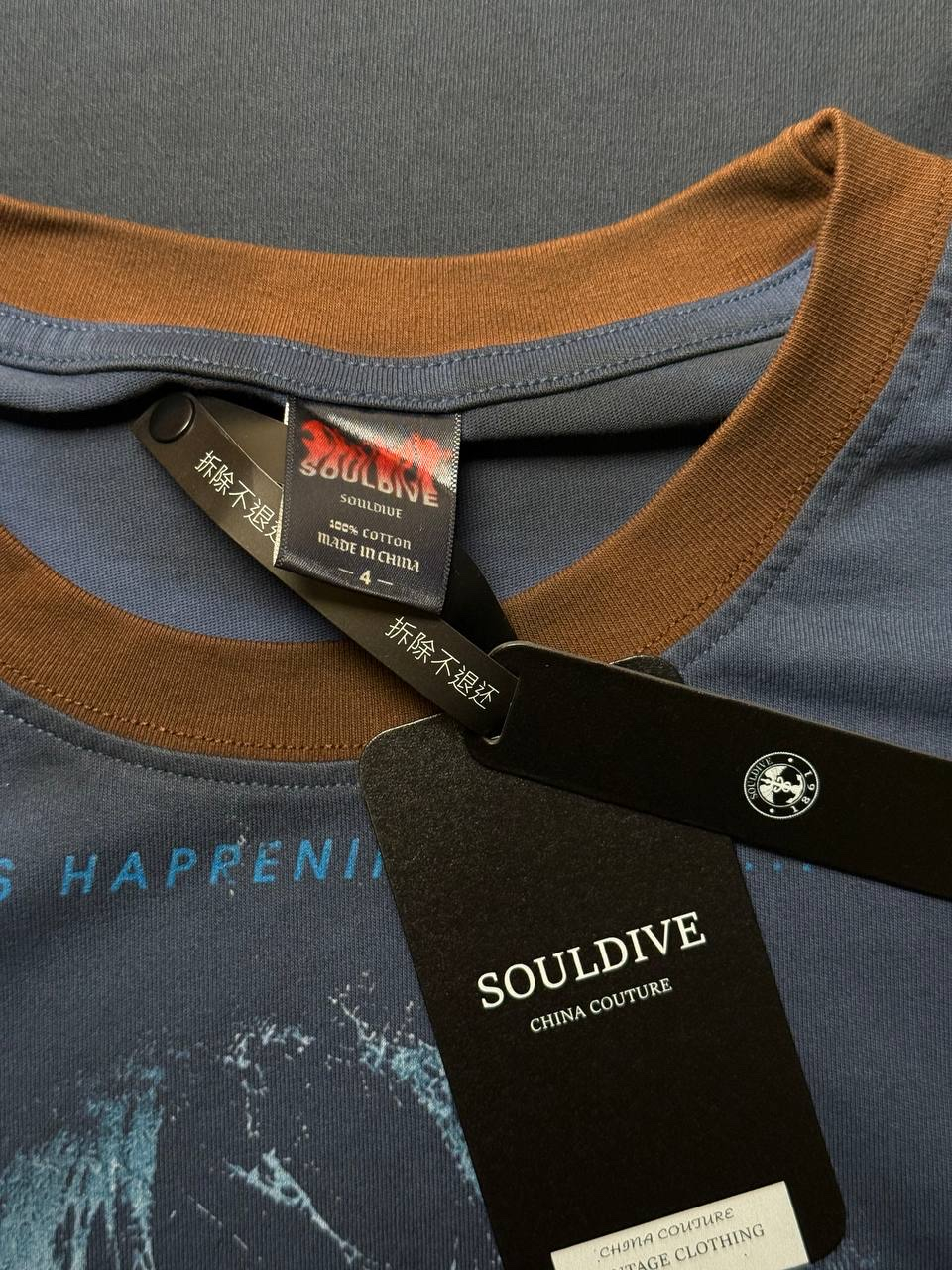 SOULDIVE Double Peak Blue Long Sleeve, миниатюра 6