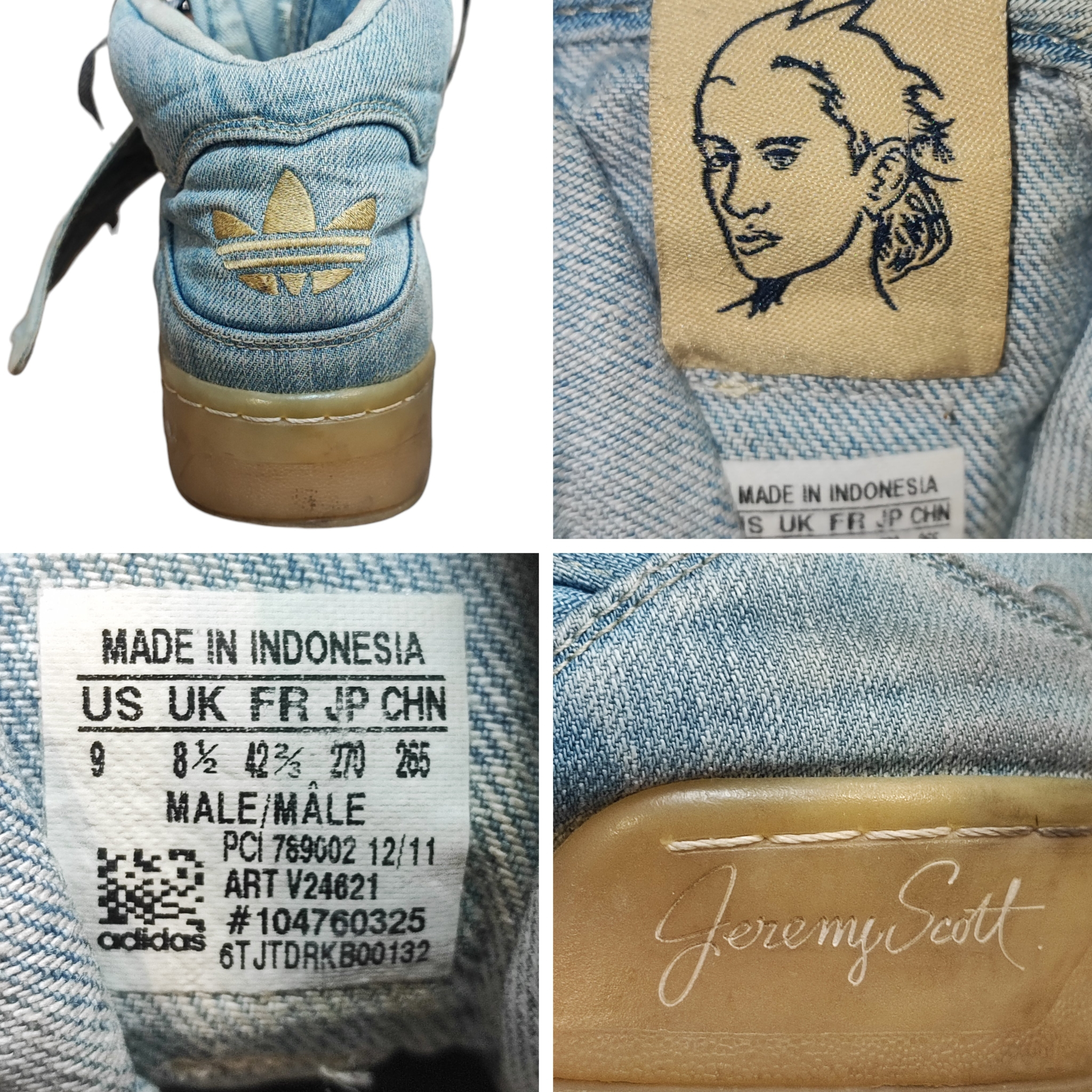 Adidas x Jeremy Scott Wings 1.0 Denim, миниатюра 5