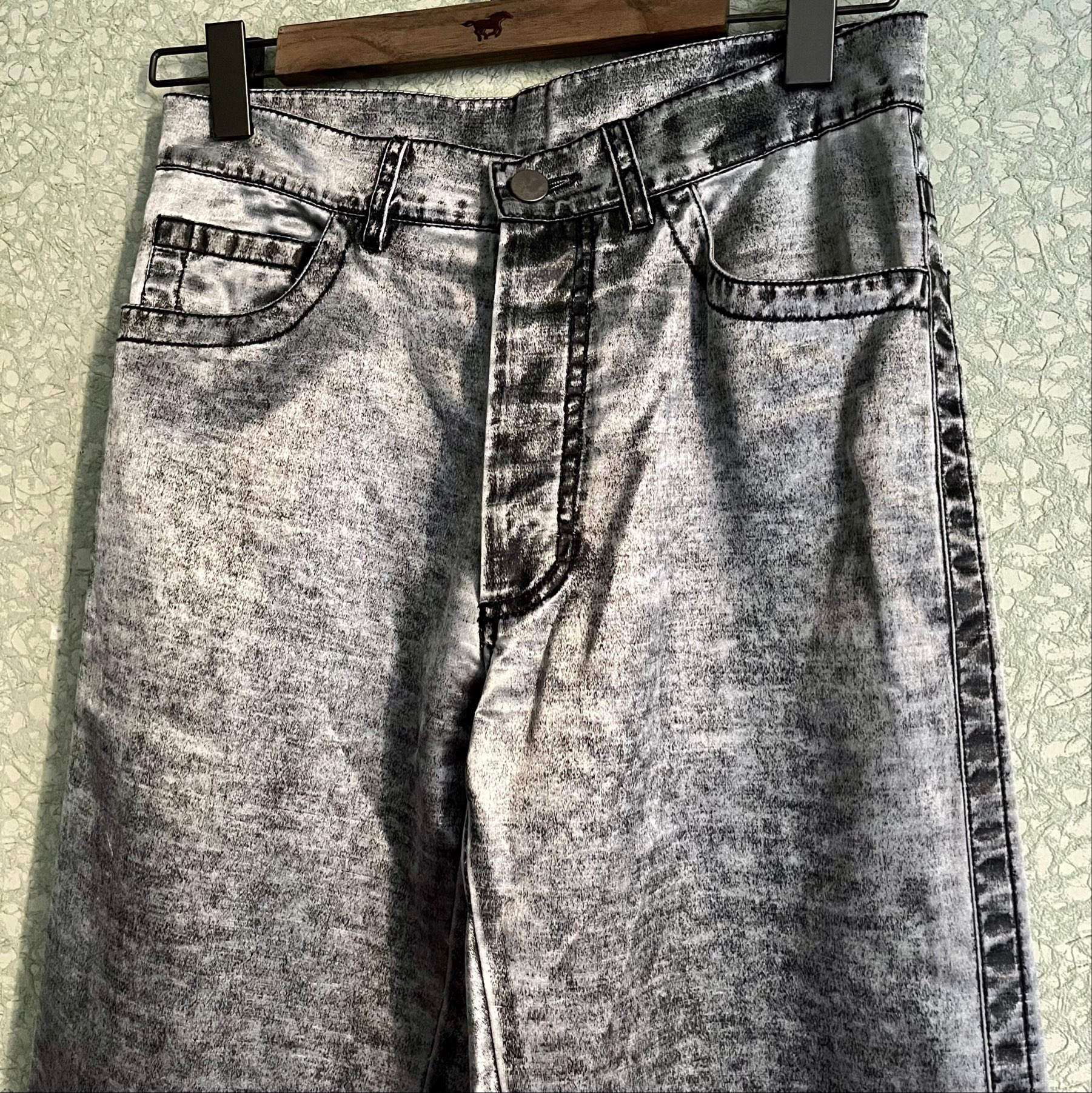 Ann Demeulemeester SS01 Silver 5-pocket pants, миниатюра 4