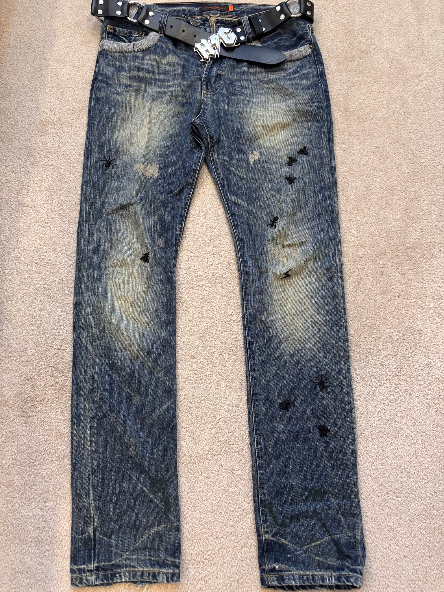 Undercover bug denim ss85, миниатюра 1