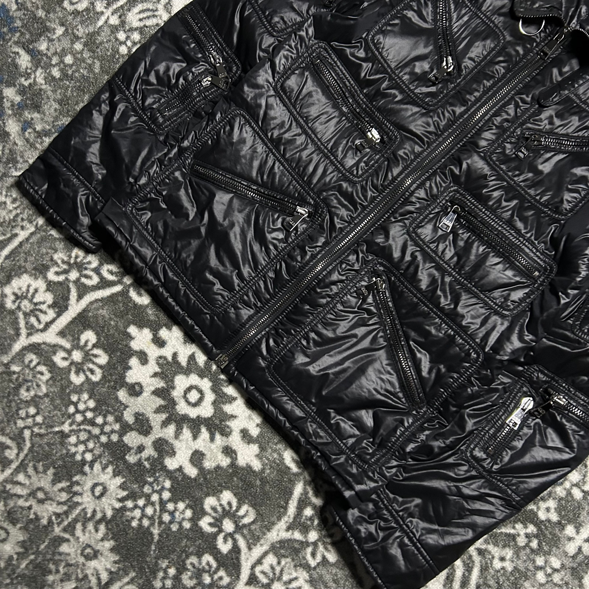 Dolce Gabbana Mulizipped Lucid Black Jacket 2007, миниатюра 5