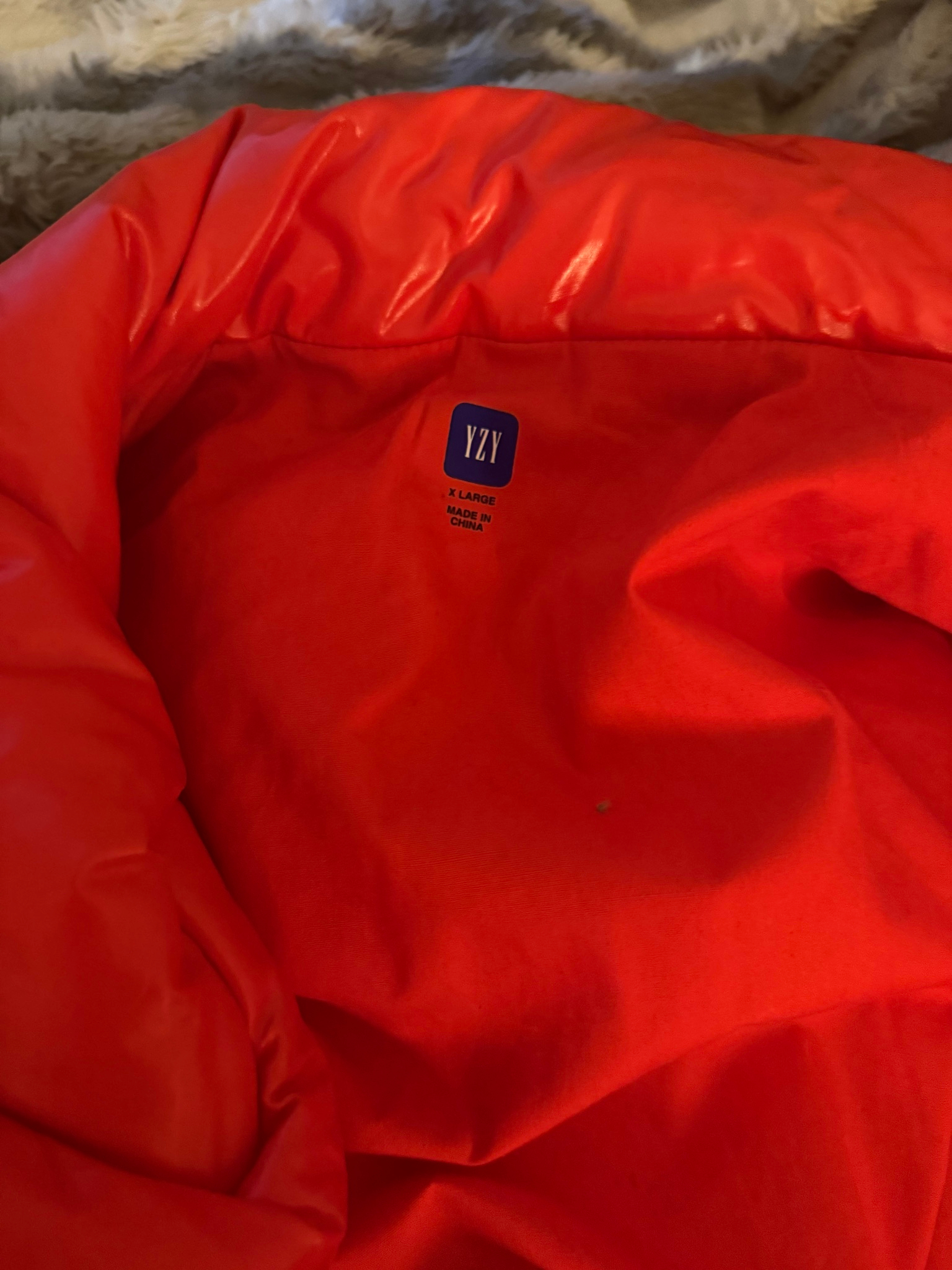Yeezy x Gap Red round jacket, миниатюра 3