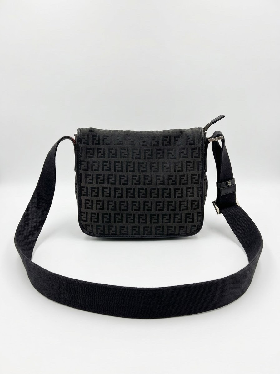 Fendi Zucchino Canvas F Charm, миниатюра 2