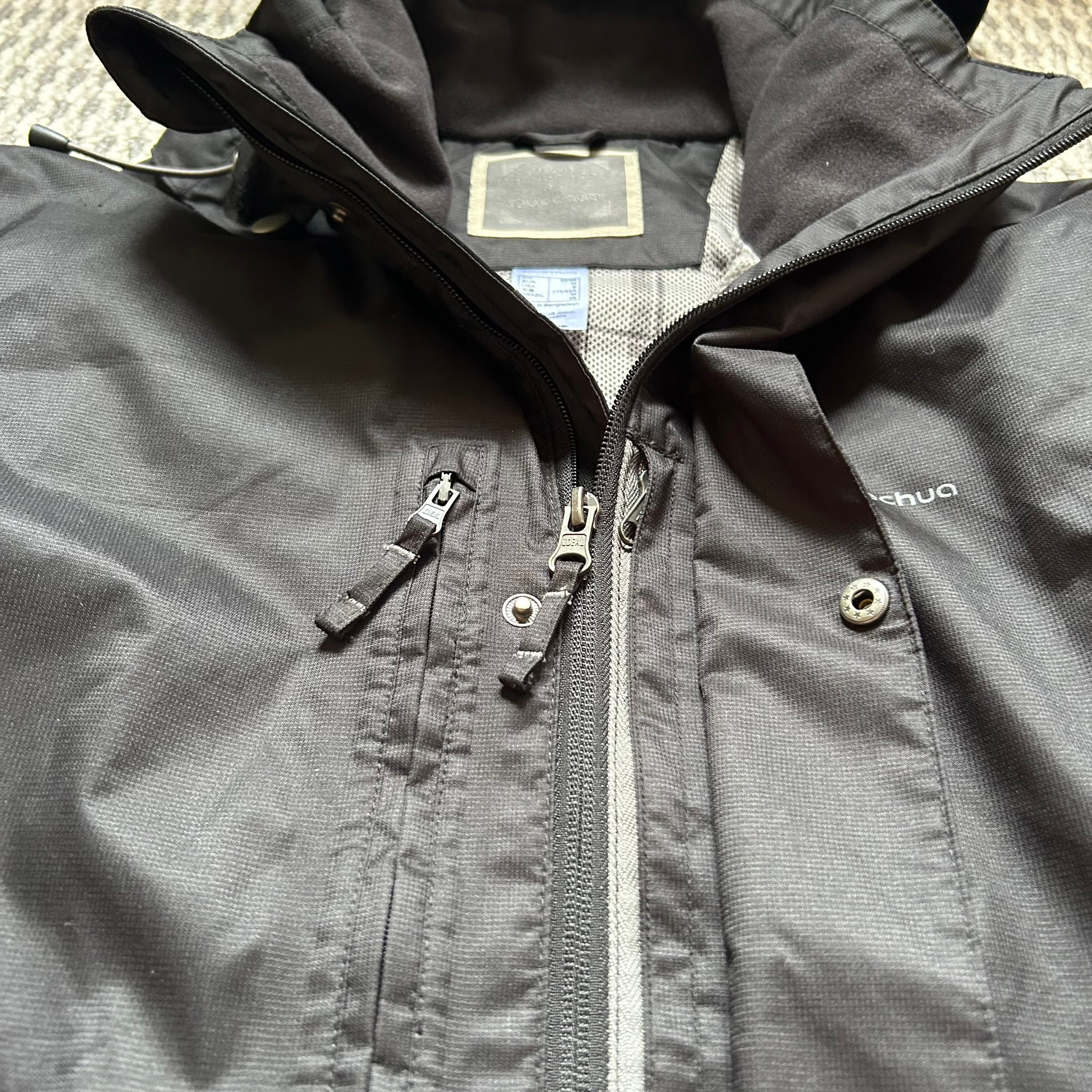 Quechua Decathlon Vintage Novadry Waterproof Tracking Jacket, миниатюра 4