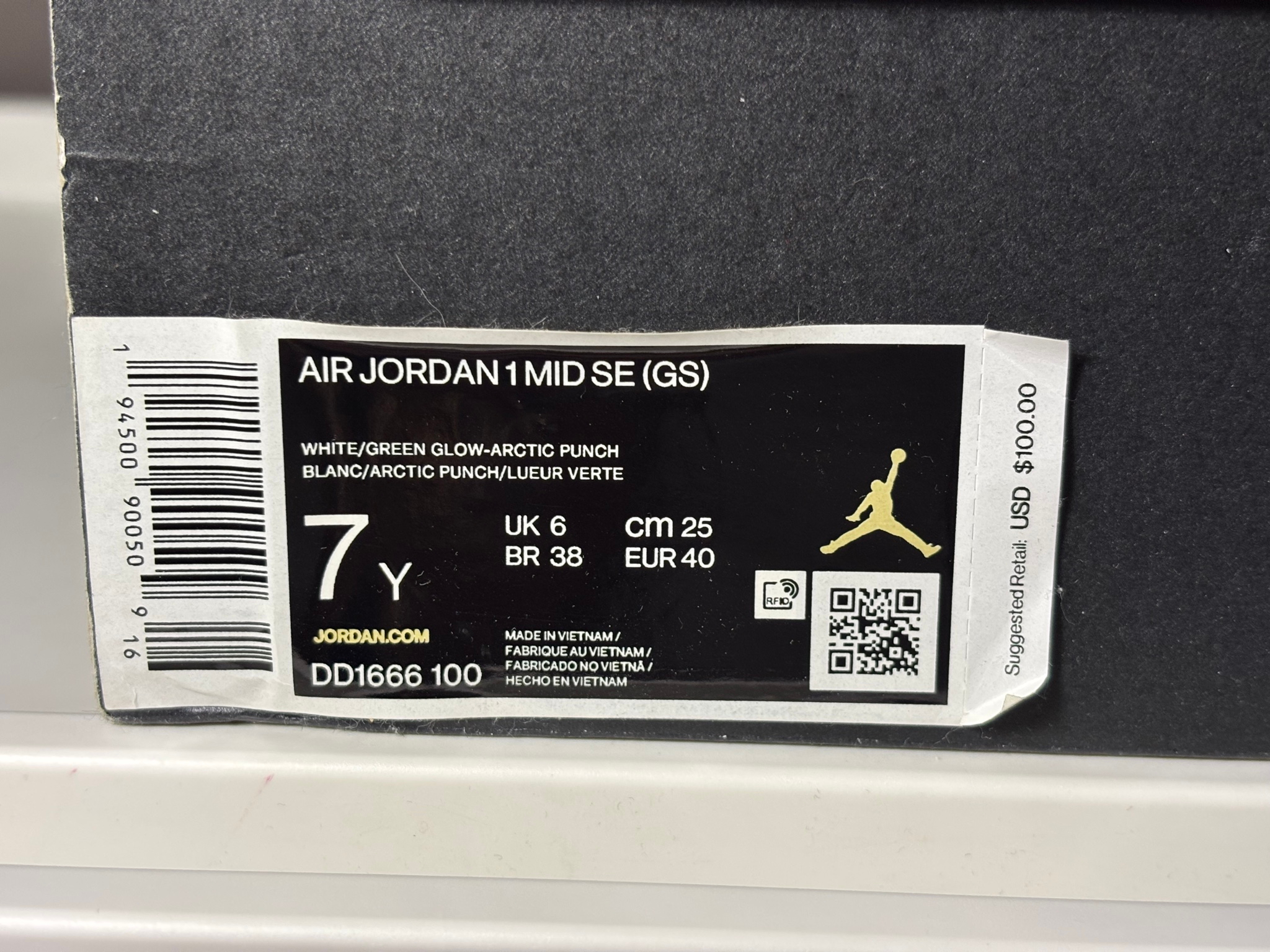 Nike x Air Jordan Jordan 1 Mid GS “Paint Drip”, миниатюра 7