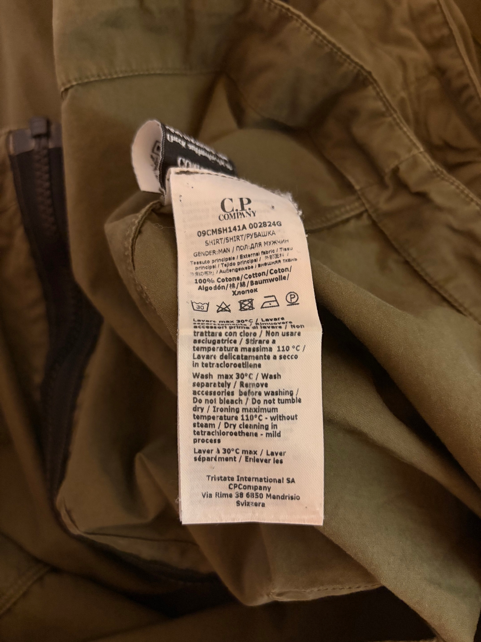 C.P. Company Overshirt Garment Dyed, миниатюра 6