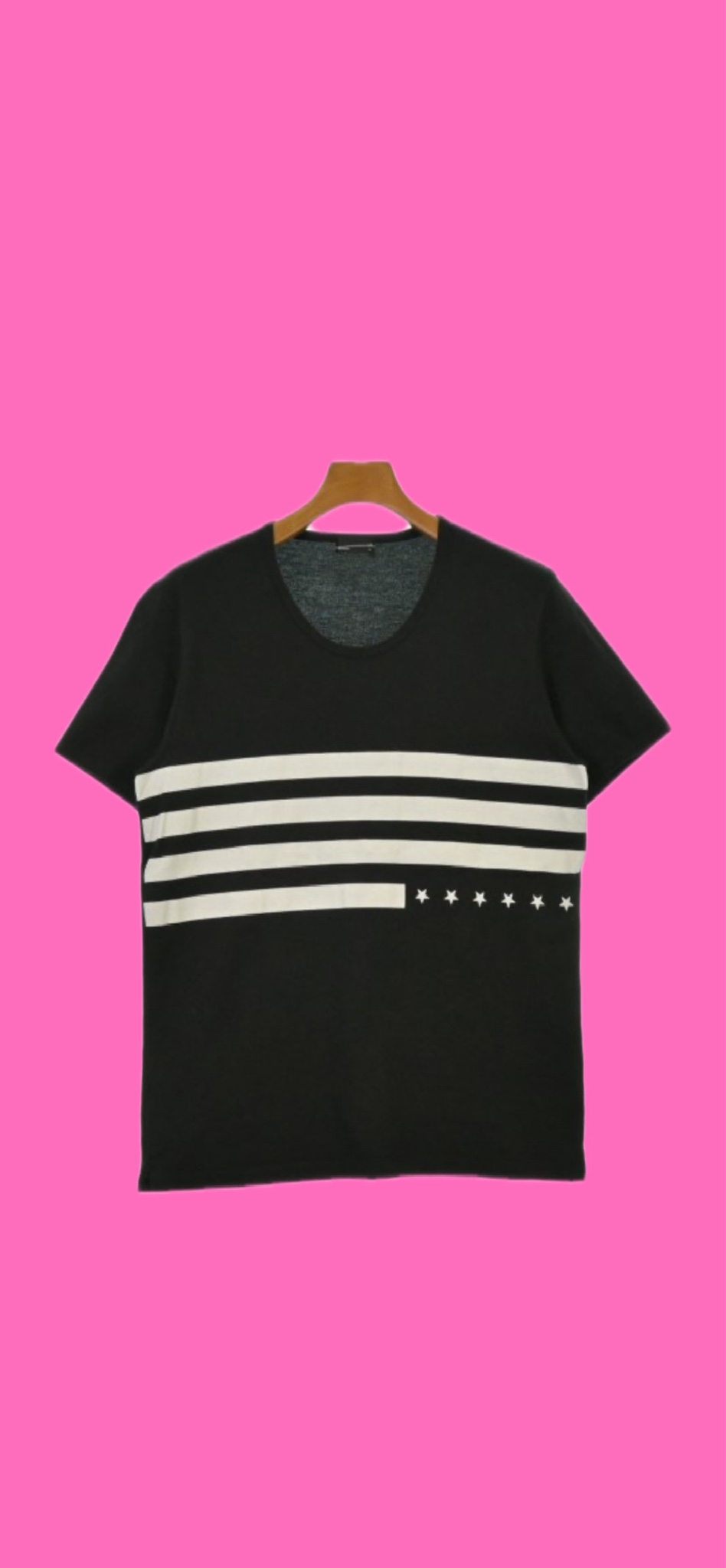 Lad Musician T-shirt with stripes and stars, миниатюра 1