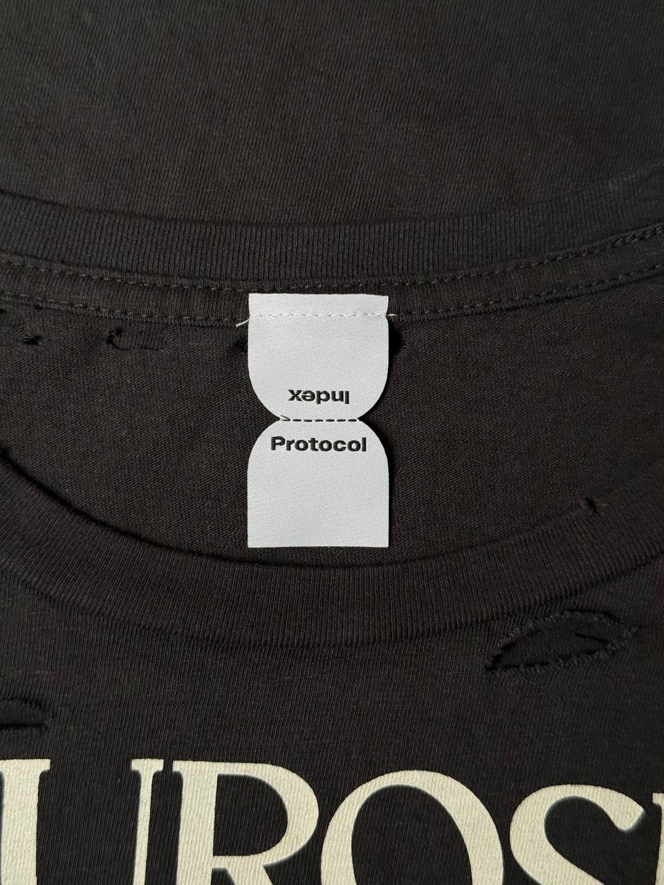 Protocol Index NEUROSIS Distressed Black T-shirt, миниатюра 6