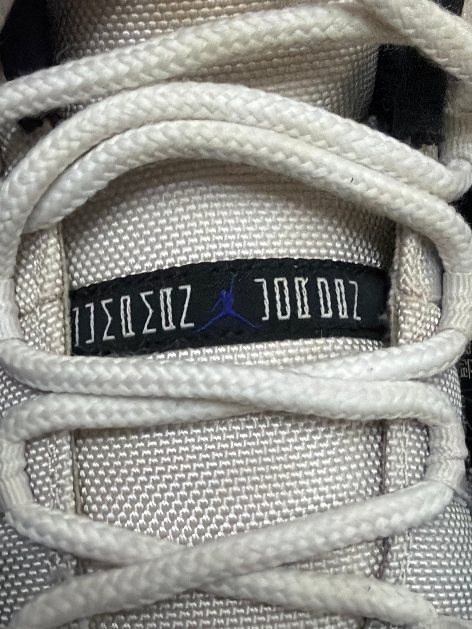 Nike Air Jordan 11 retro low BLACK-DARK CONCORD, миниатюра 11