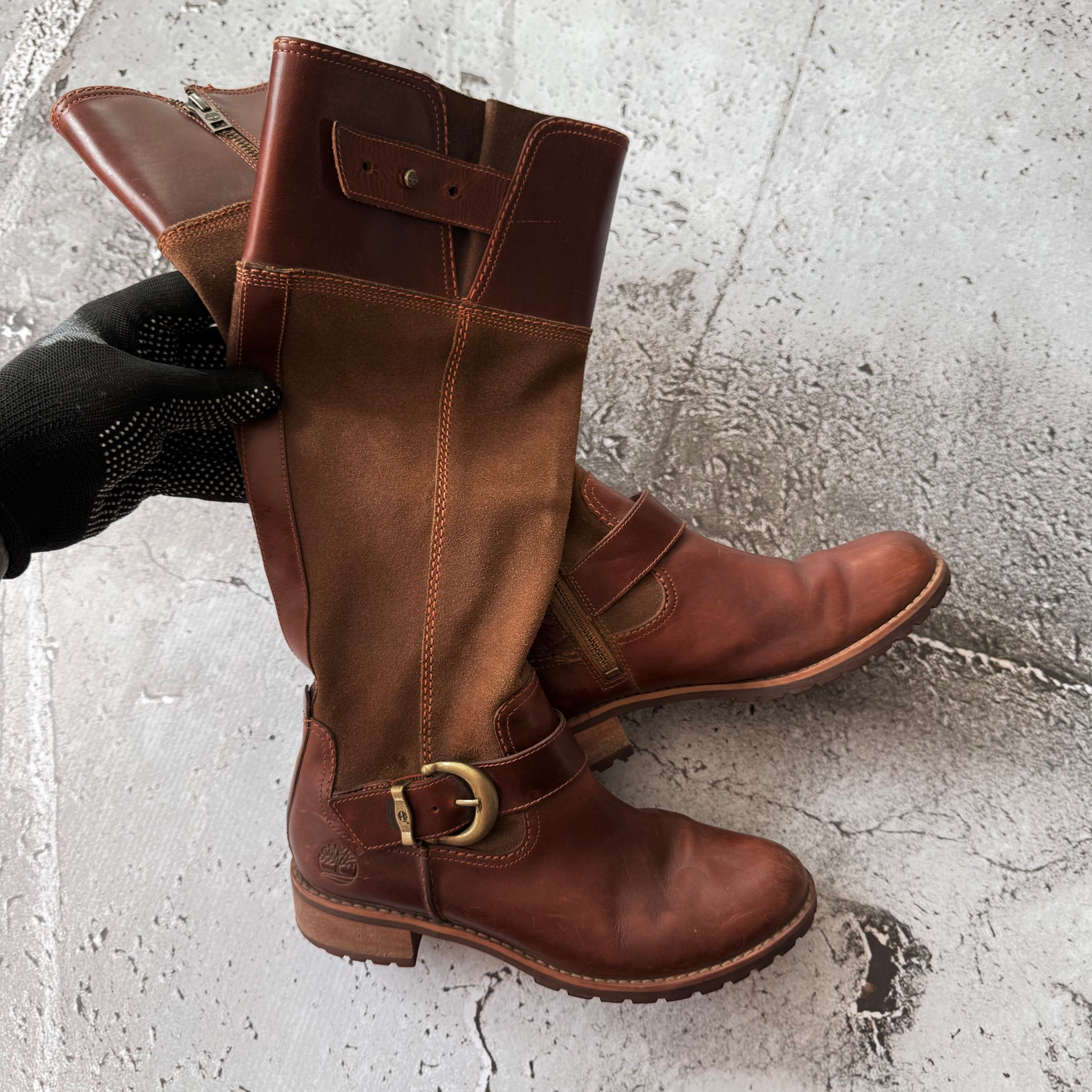 Timberland 2000s Vintage Women Cowgirl Boots, миниатюра 2