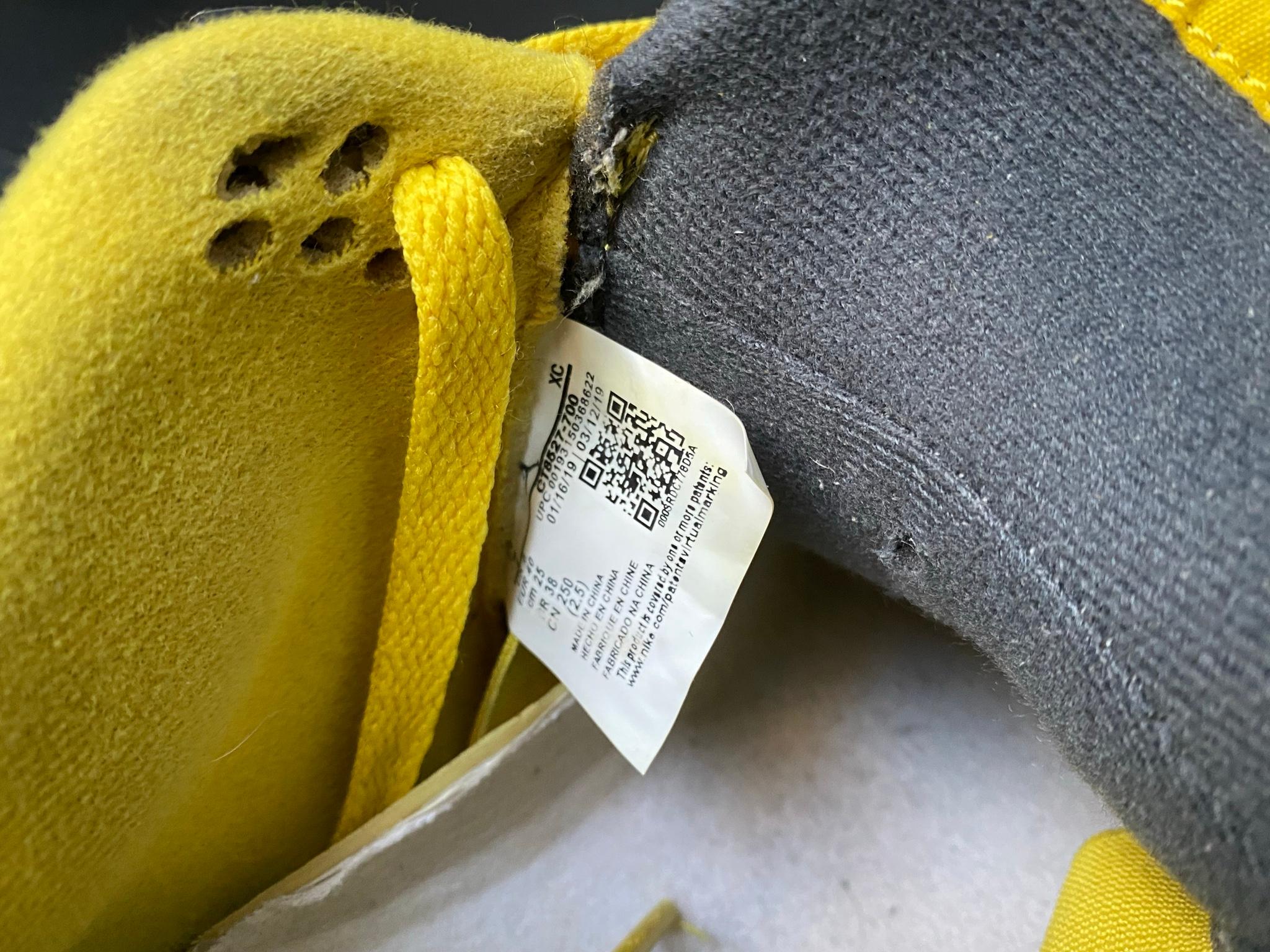 Air Jordan 4 Retro Tour Yellow, миниатюра 5