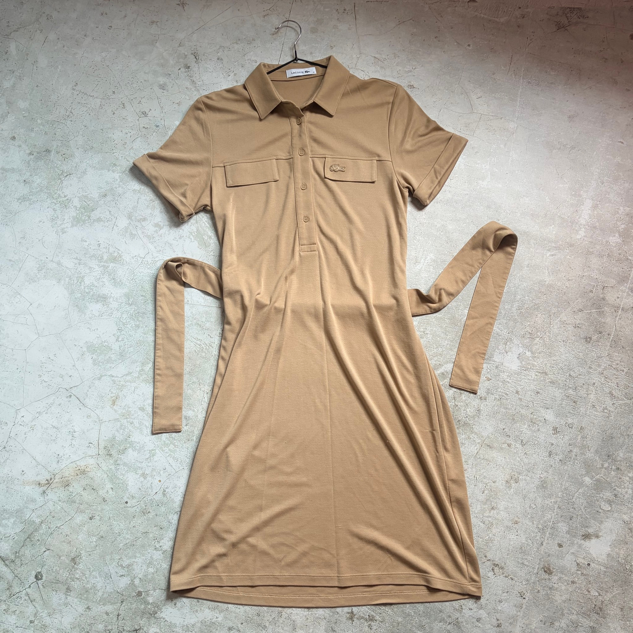 Lacoste Платье бежевое, миниатюра 2