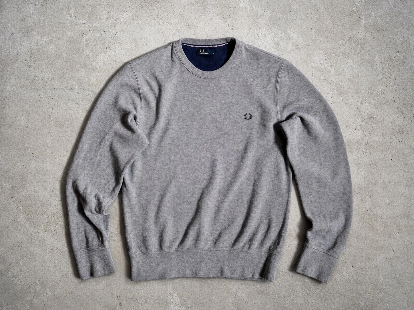 Fred Perry Gray Sweater, миниатюра 1