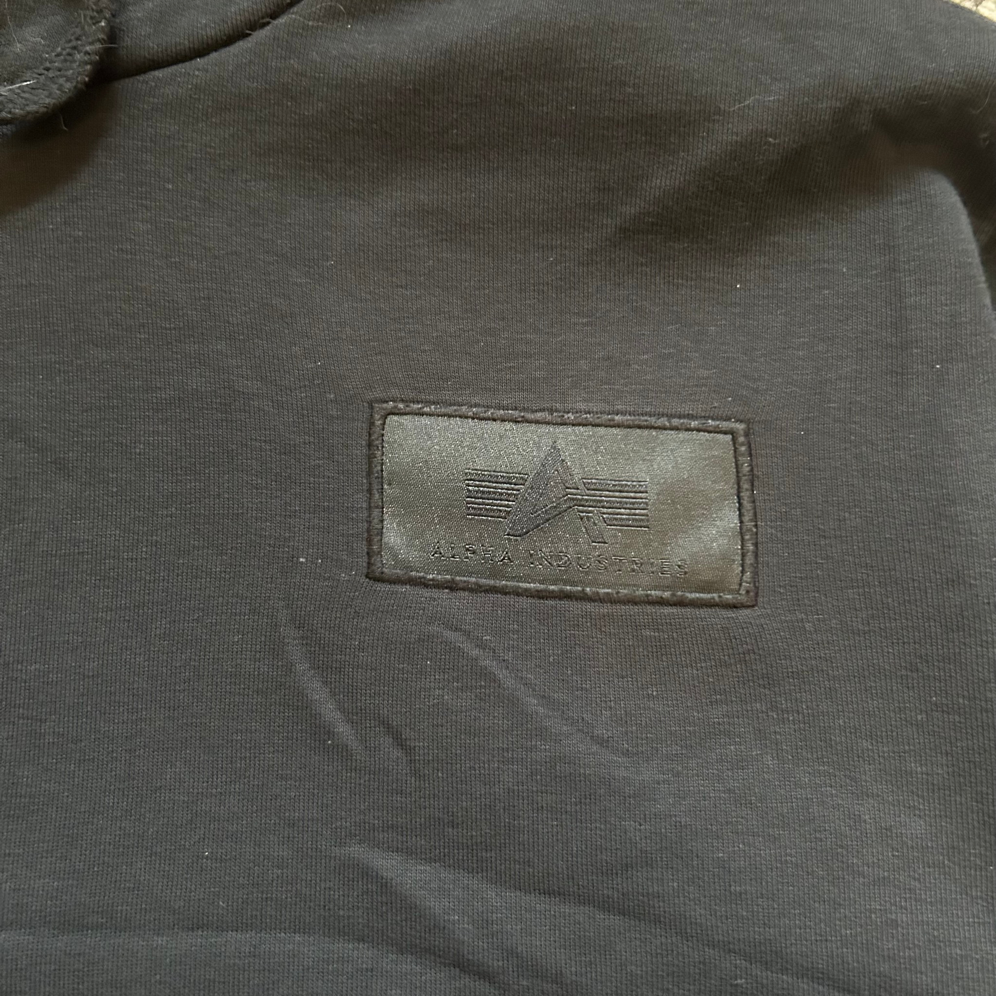 Alpha Industries Big Logo Hoodie Gold TS, миниатюра 3