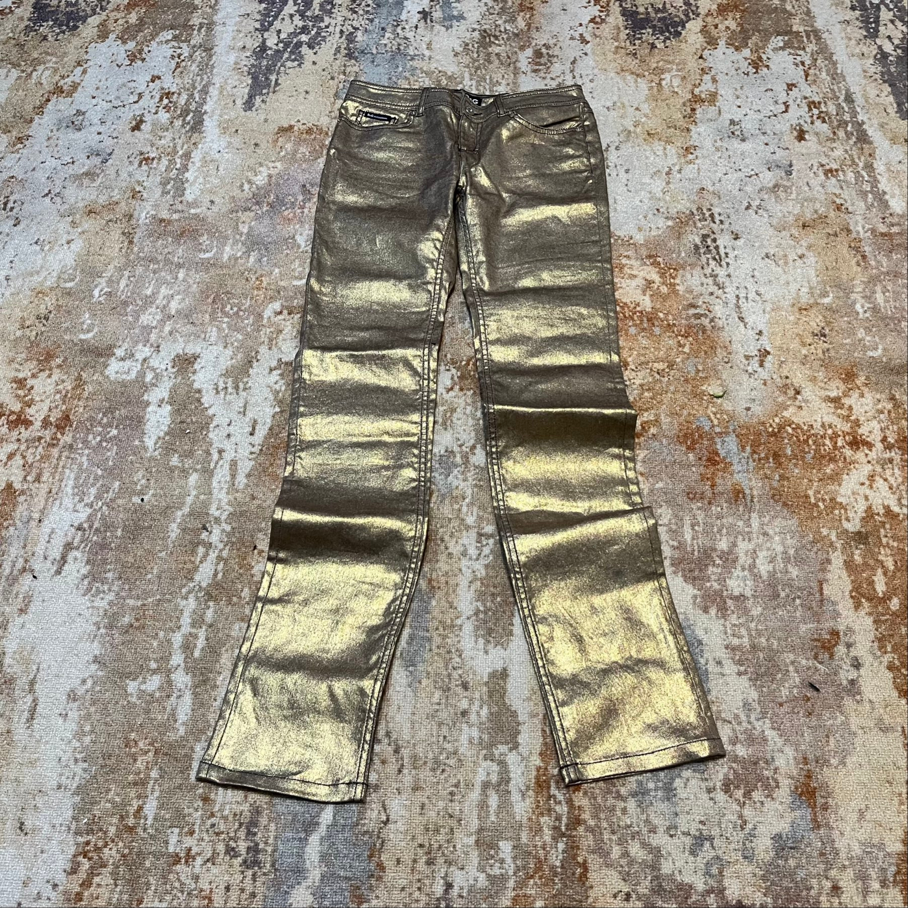 Dolce & Gabbana Gold Slim Jeans, миниатюра 1