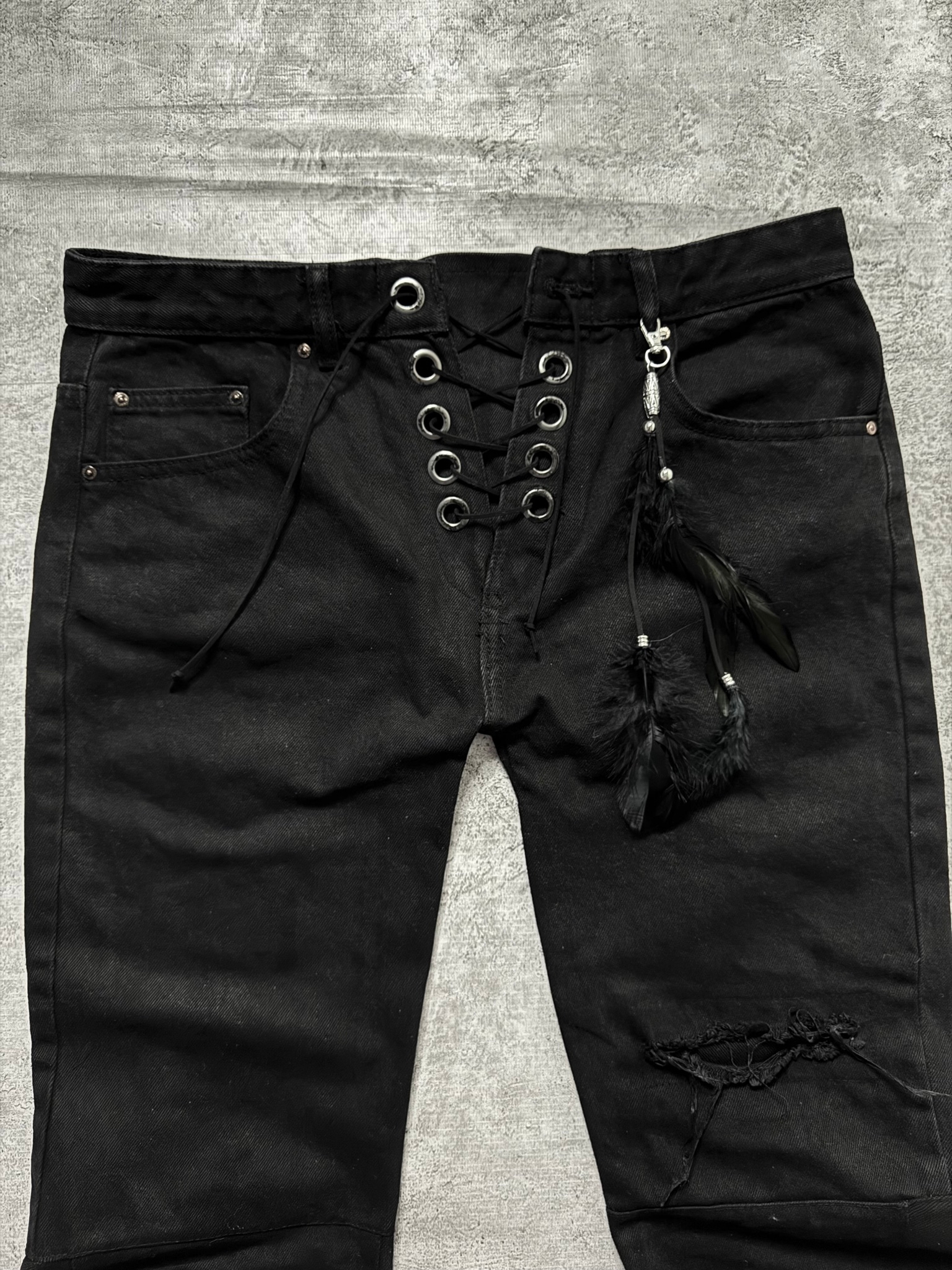 flared jeans custom Джинсы, миниатюра 3